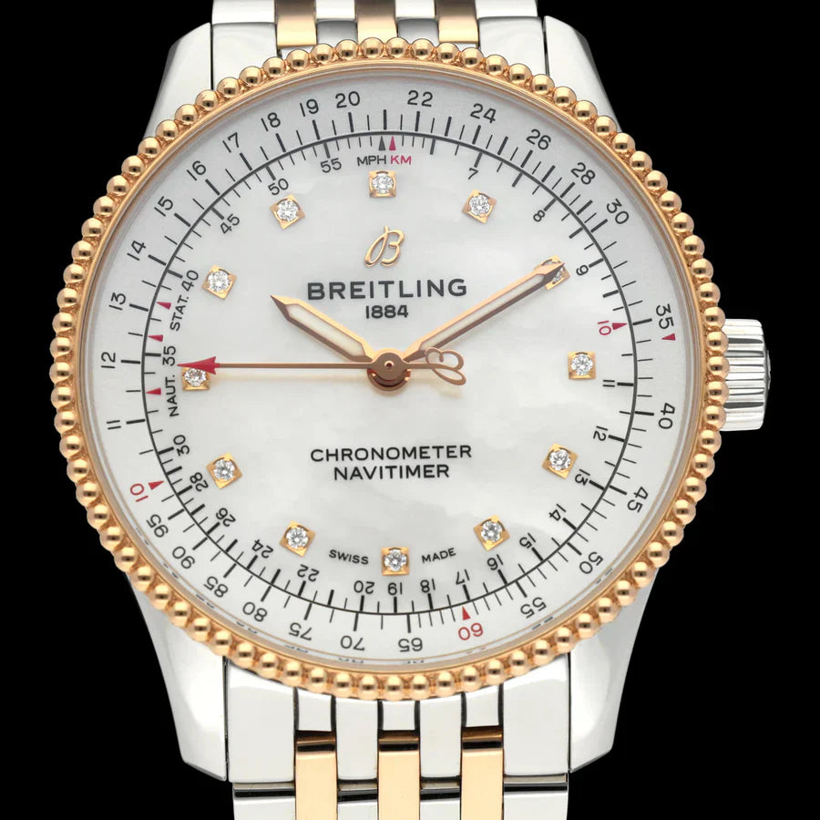 Breitling gouden horloge