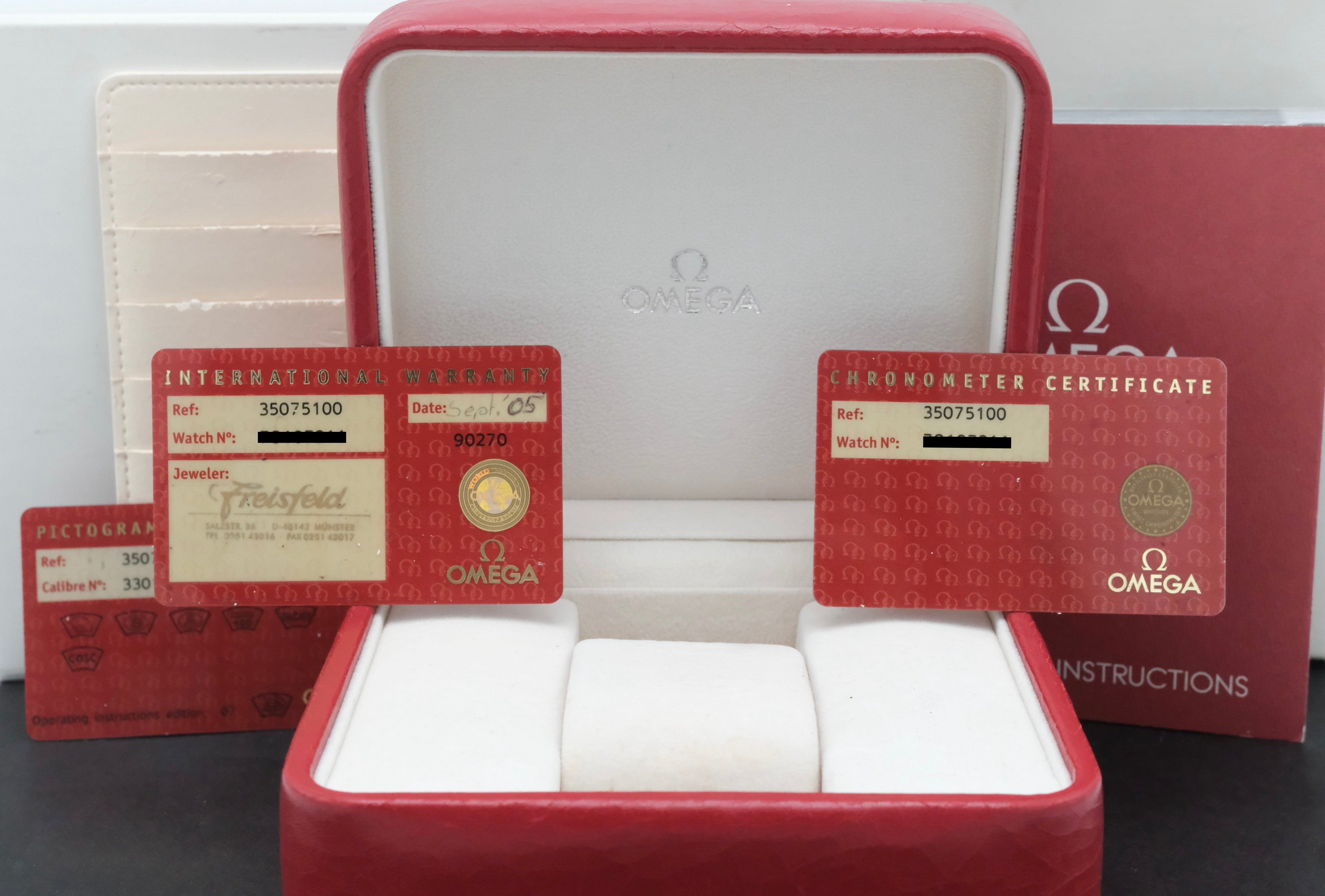 Omega Legend Schumacher 3507.51.00- 2015 - Omega horloge - Omega kopen - Omega heren horloge - Trophies Watches