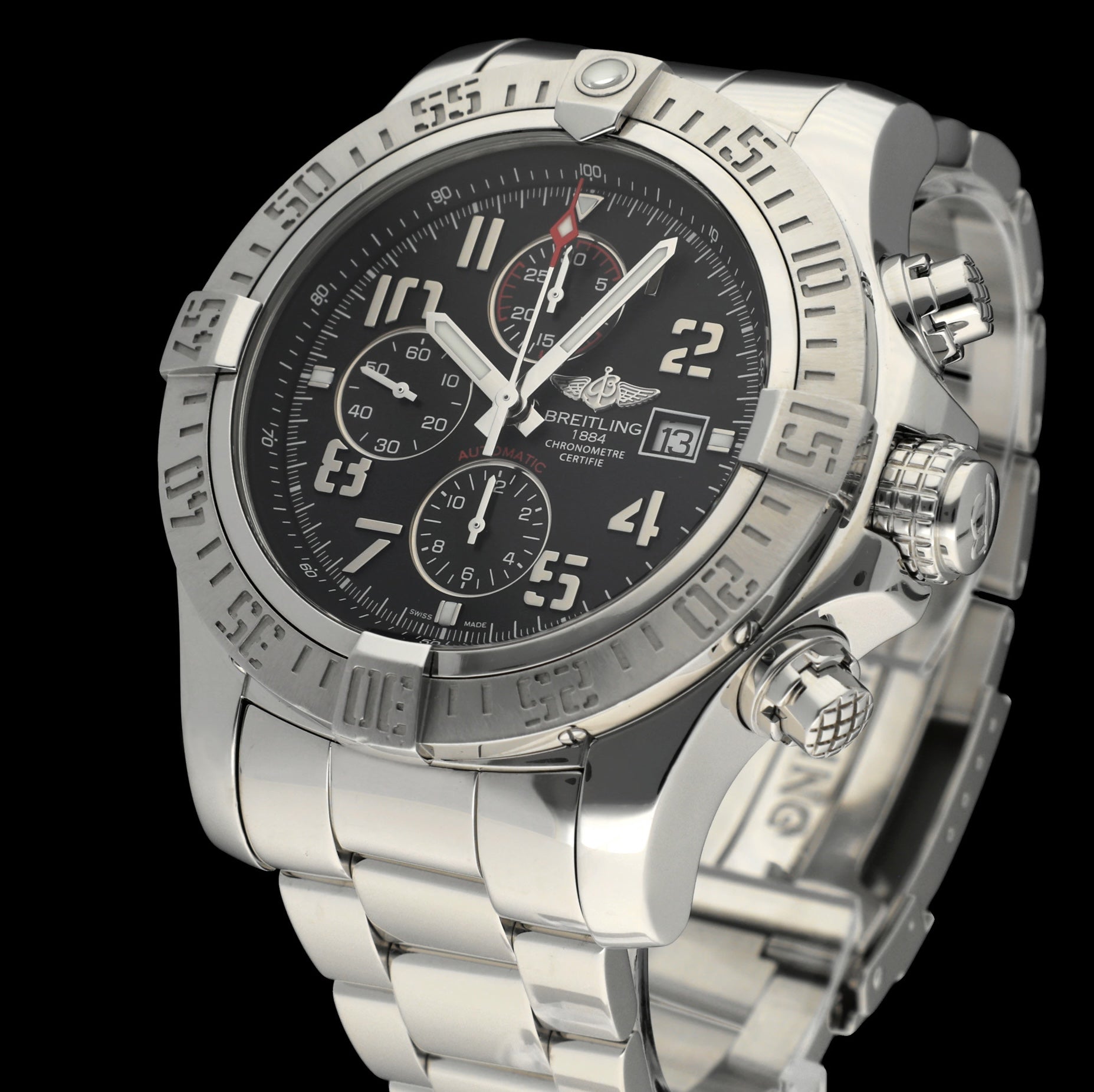 Breitling Super Avenger II A13371 - 2015 - Breitling horloge - Breitling kopen - Breitling heren horloge - Trophies Watches