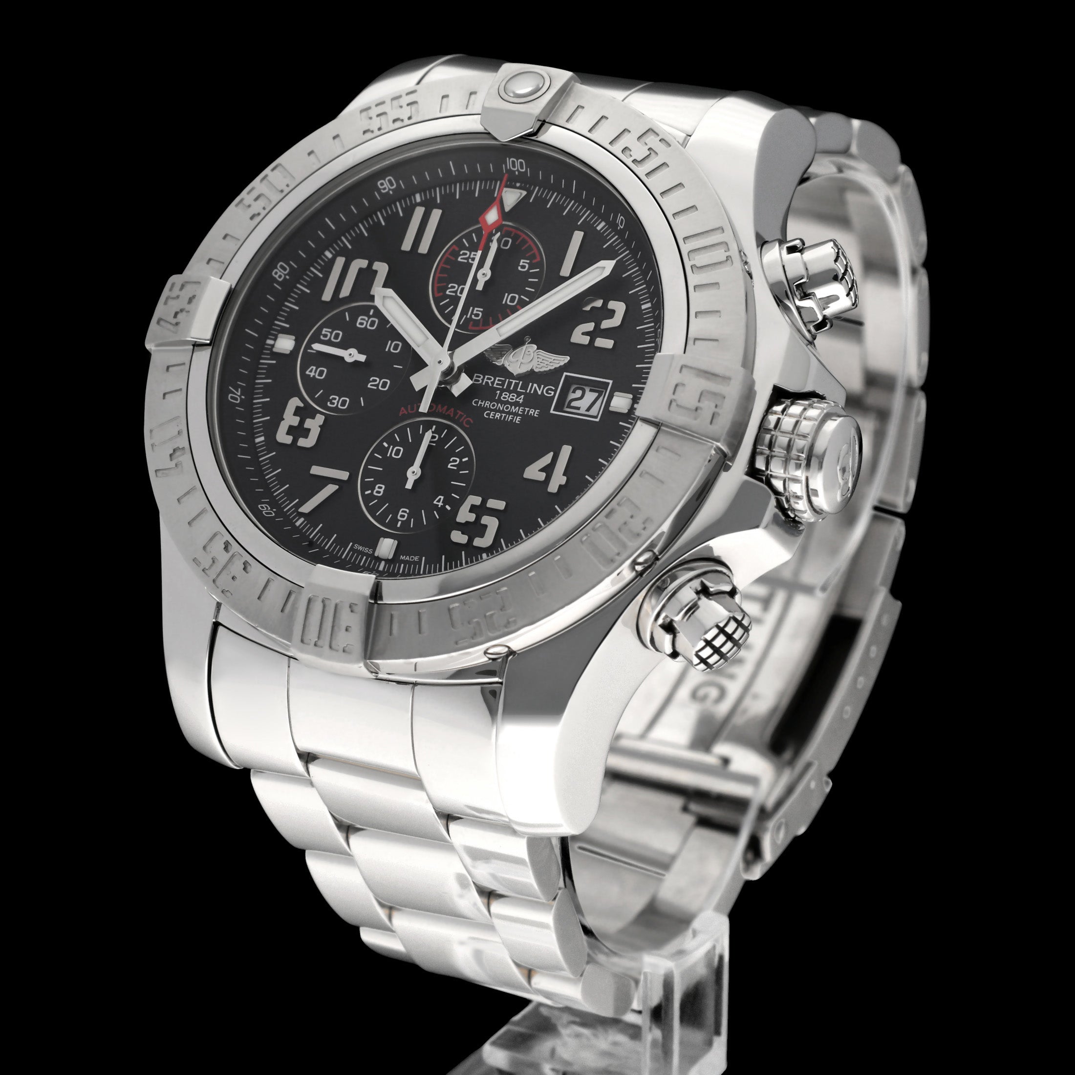 Breitling Super Avenger II A13371 - 2019 - Breitling horloge - Breitling kopen - Breitling heren horloge - Trophies Watches