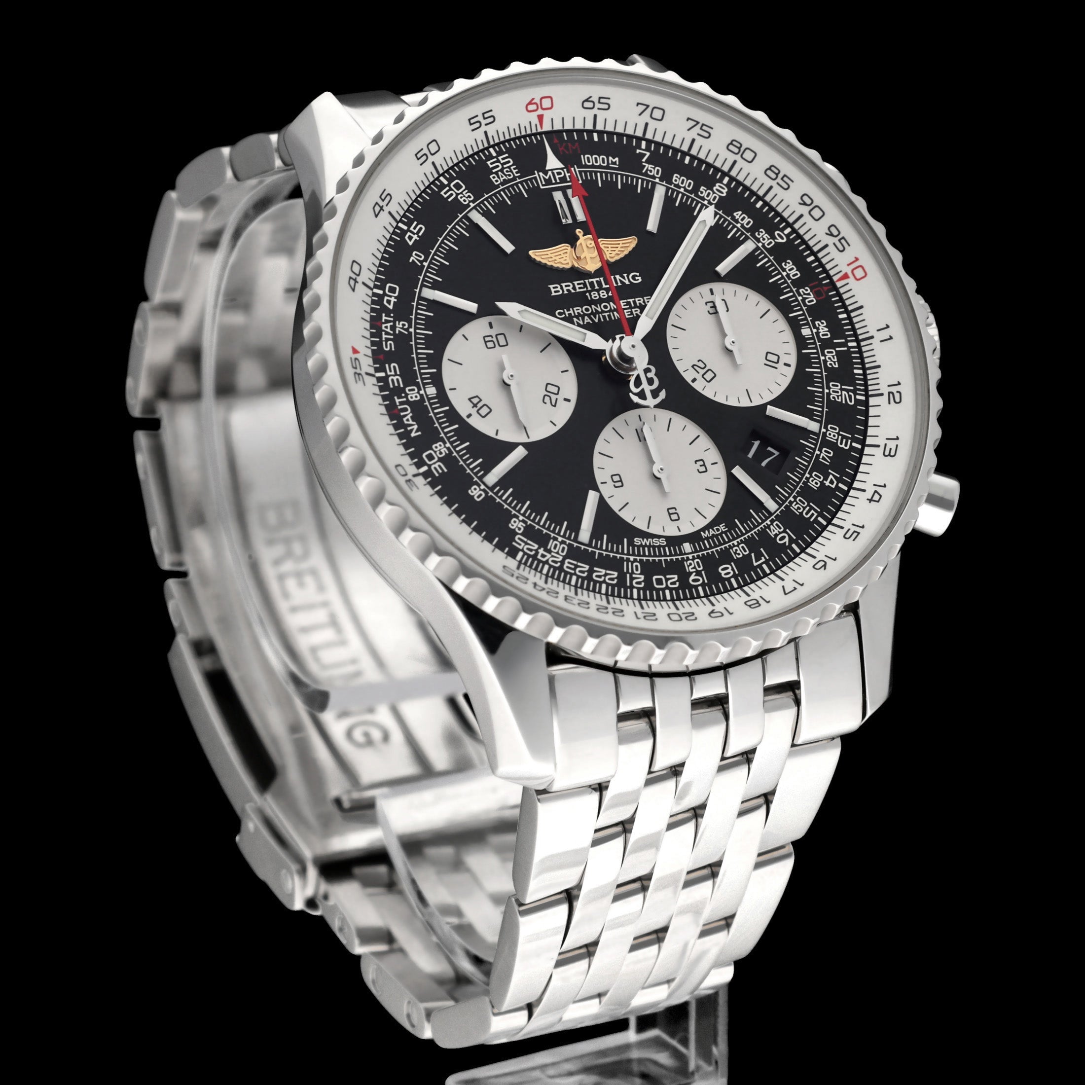 Breitling Navitimer 01 AB0120 - 2017 - Breitling horloge - Breitling kopen - Breitling heren horloge - Trophies Watches