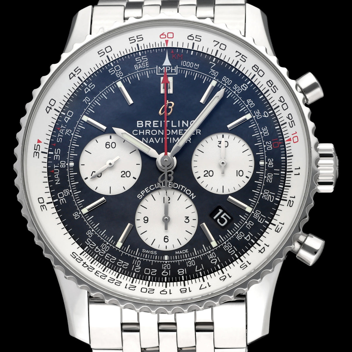 Breitling Navitimer 01 AB0121 - 2022 - Breitling horloge - Breitling kopen - Breitling heren horloge - Trophies Watches