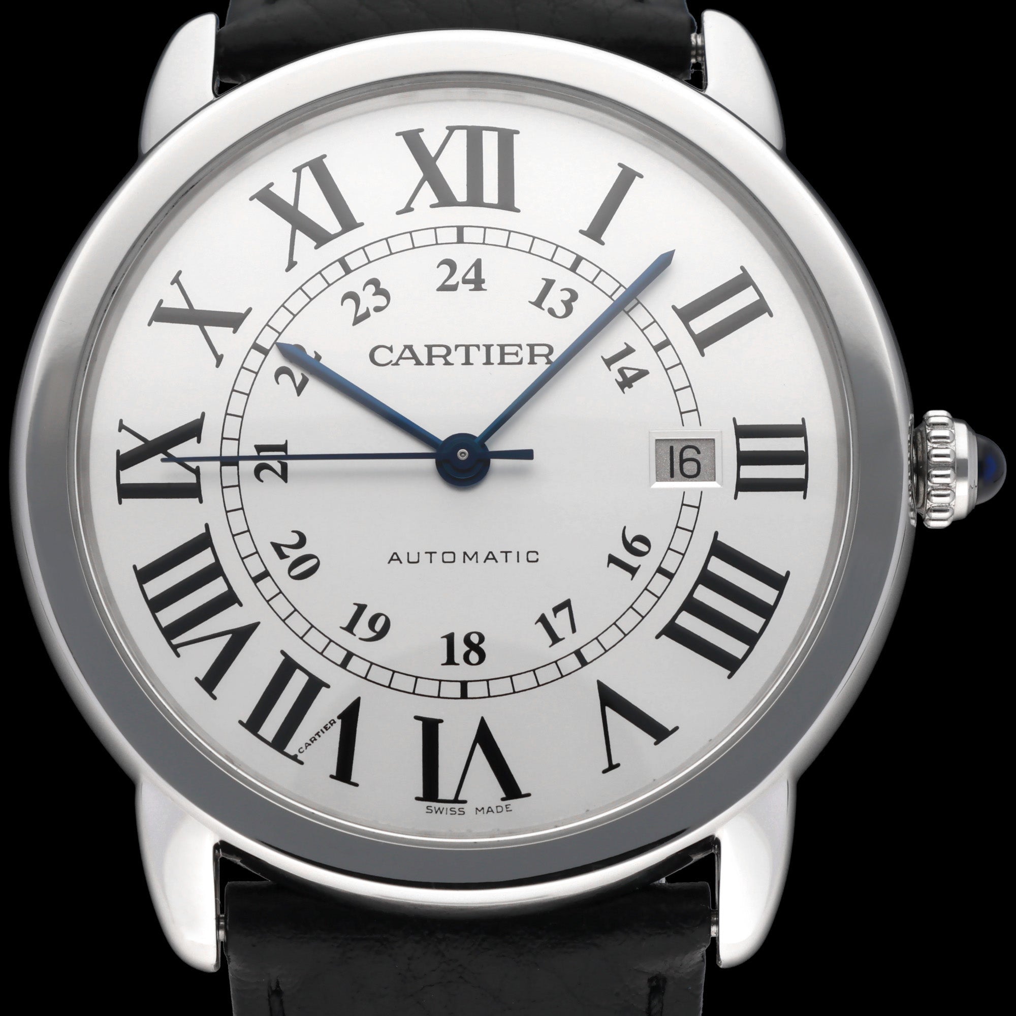 Cartier Ronde Solo de Cartier XL 3517 - Cartier horloge - Cartier kopen - Cartier heren horloge - Trophies Watches