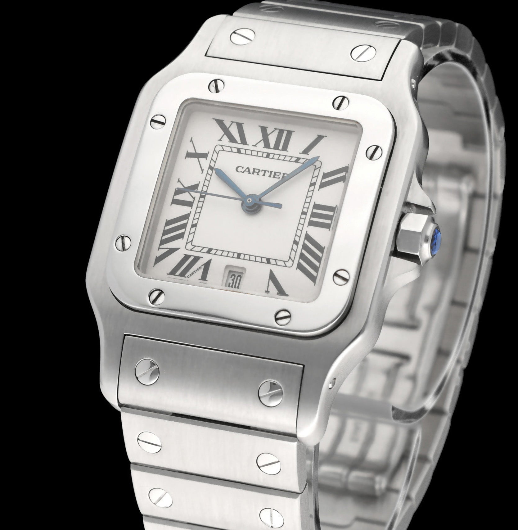 Cartier Santos Galbée 1564 - Cartier horloge - Cartier kopen - Cartier heren horloge - Trophies Watches