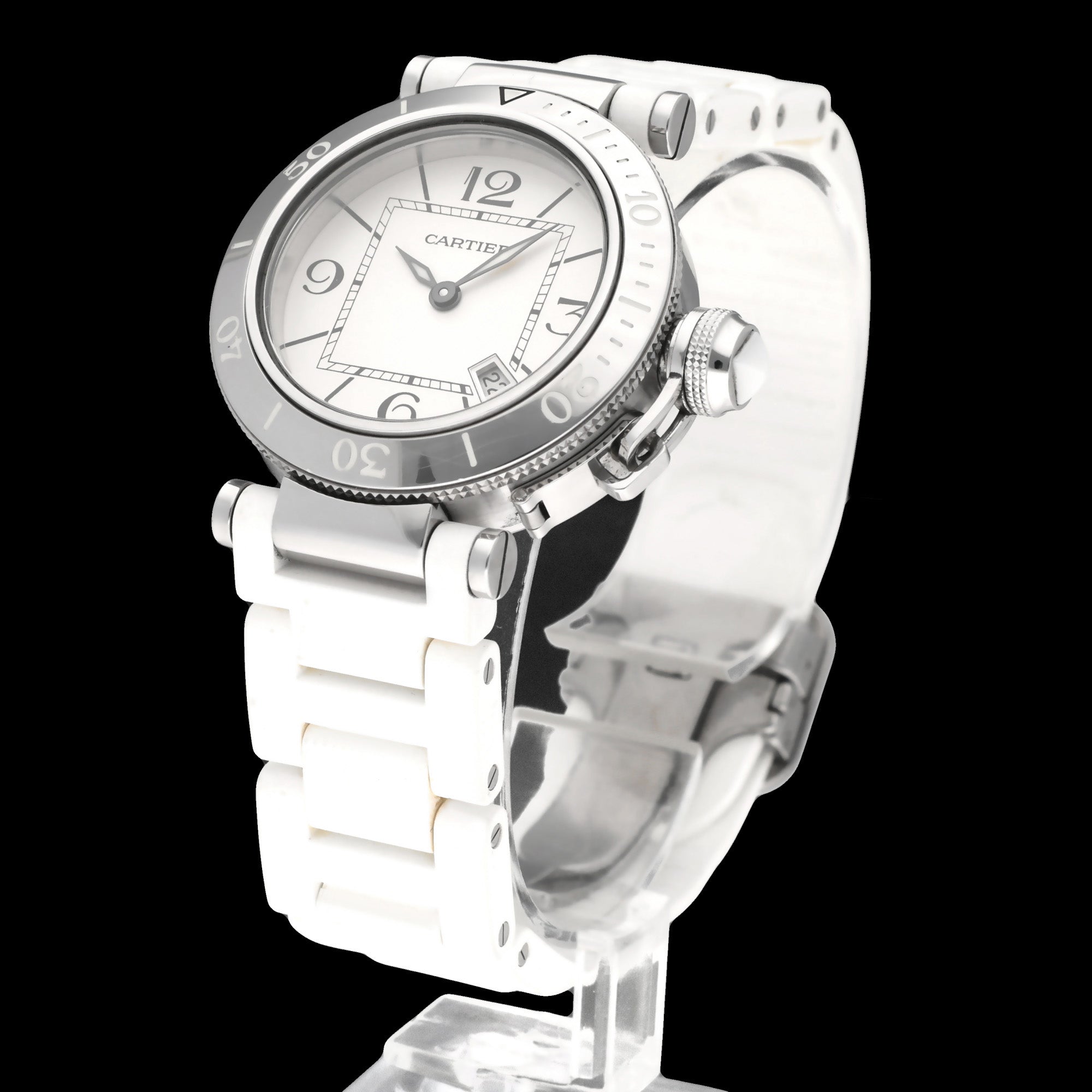 Cartier Pasha 3025 - Cartier horloge - Cartier kopen - Cartier heren horloge - Trophies Watches