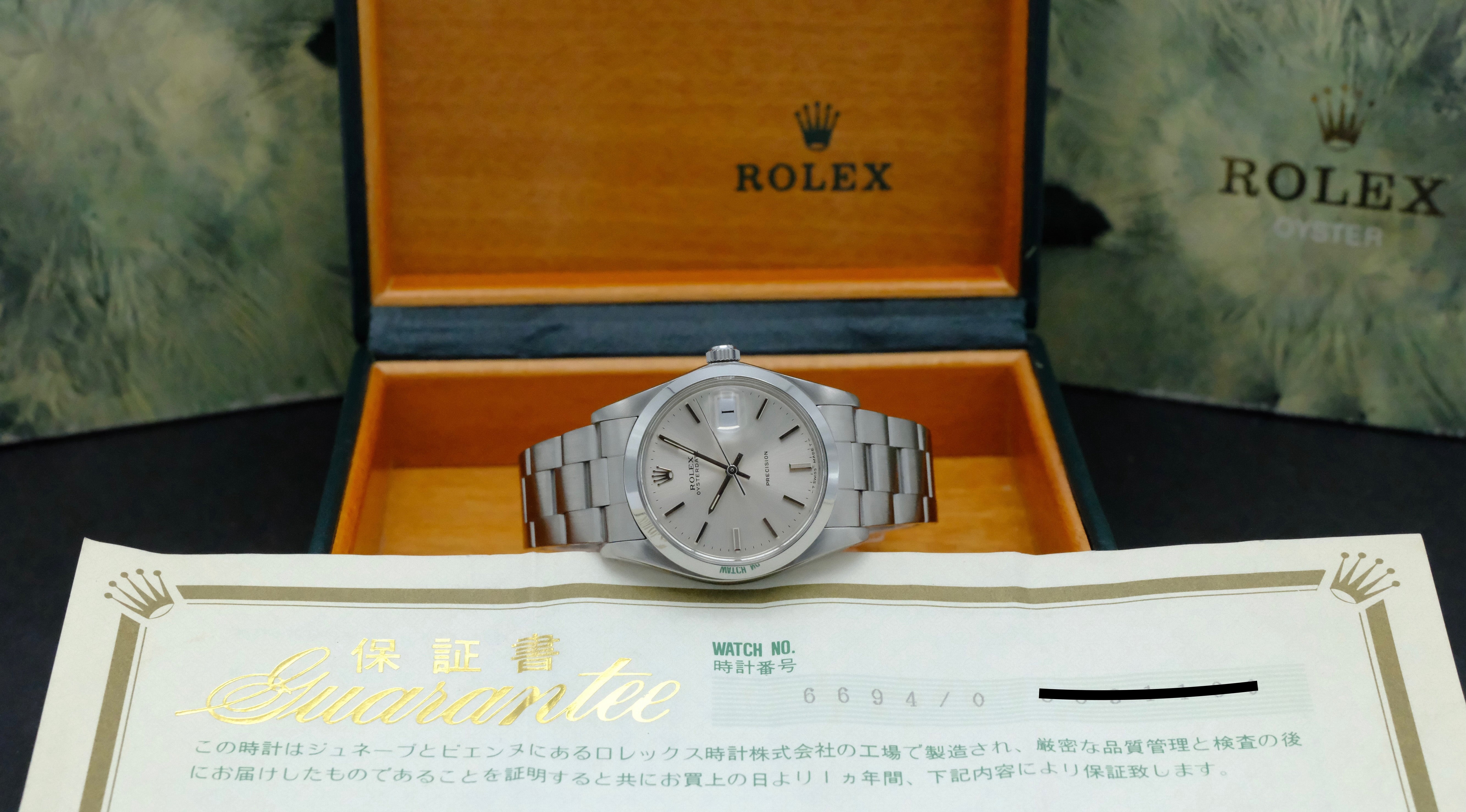Rolex Oyster Precision 6694 - 1988 - Rolex horloge - Rolex kopen - Rolex heren horloge - Trophies Watches