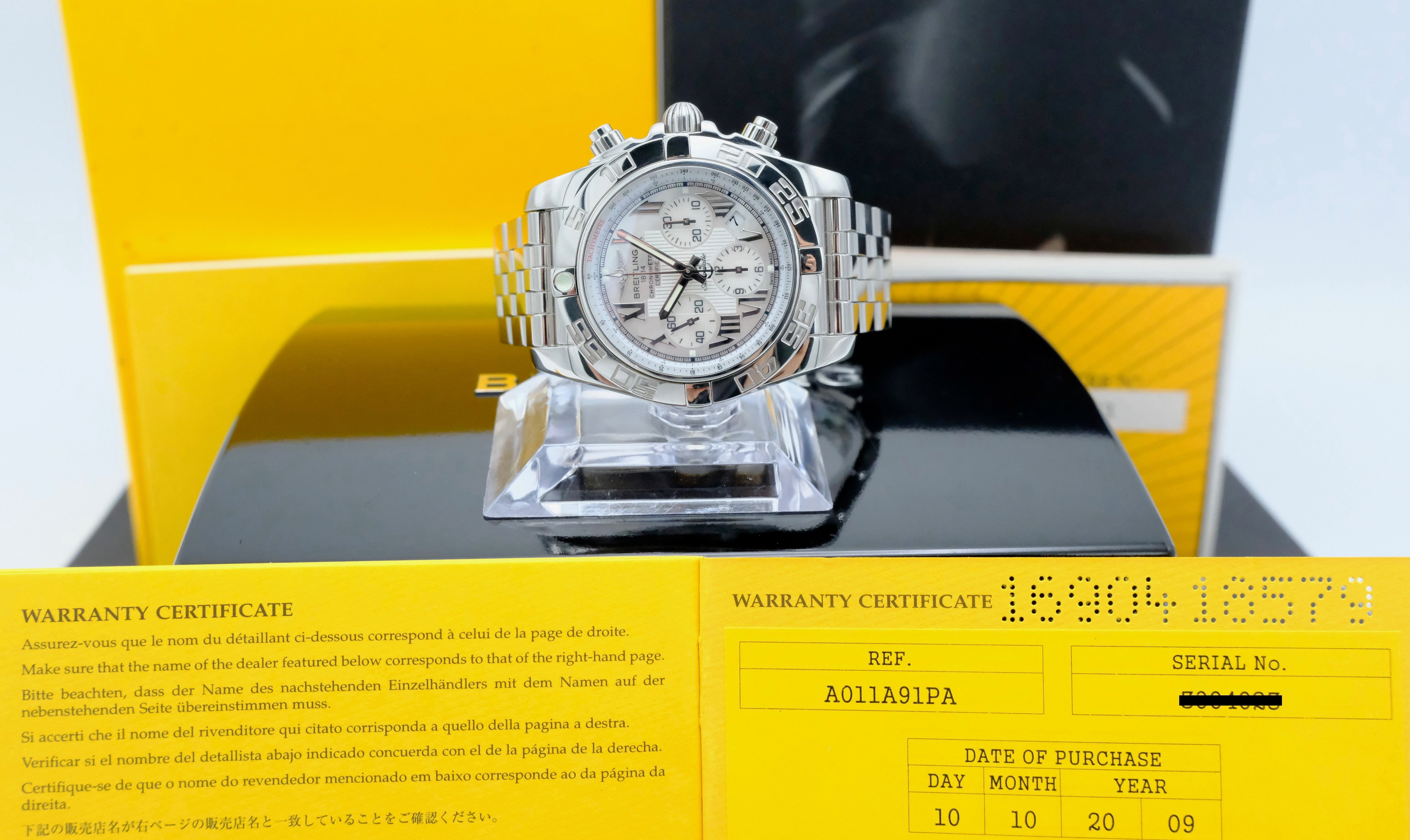 Breitling Chronomat AB0110 - 2009 - Breitling horloge - Breitling kopen - Breitling heren horloge - Trophies Watches