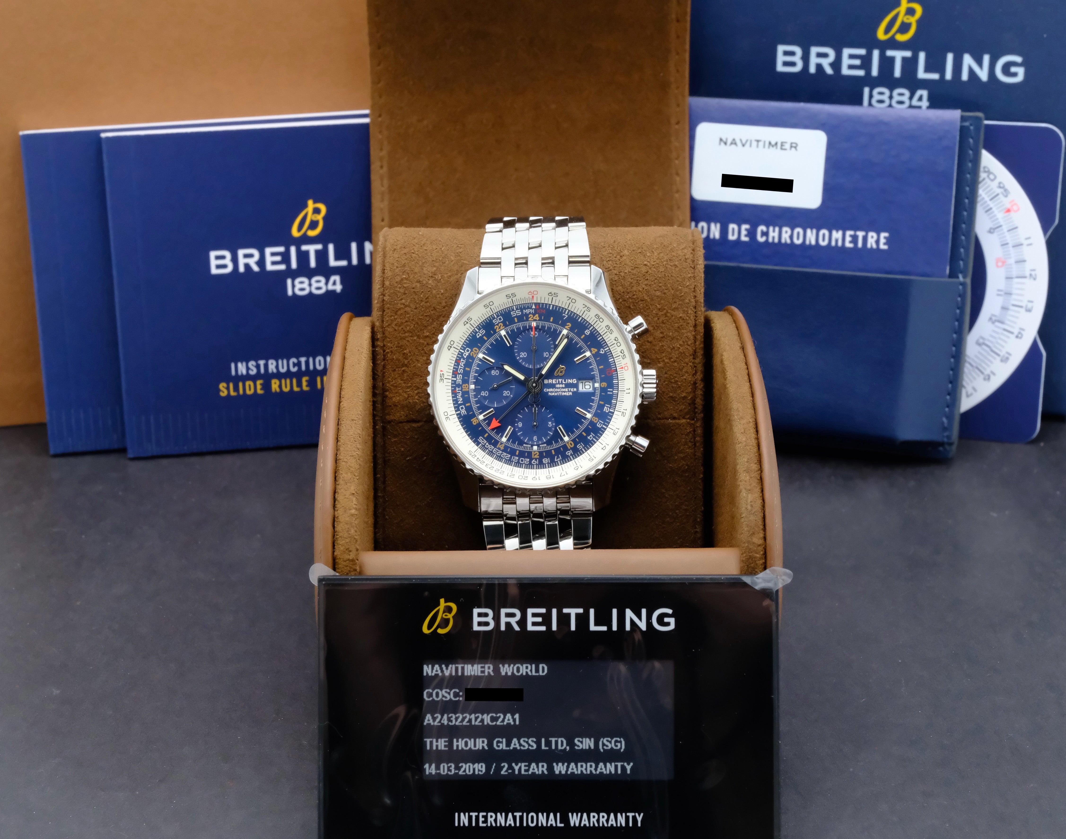 Breitling Navitimer World A24322- 2019 - Breitling horloge - Breitling kopen - Breitling heren horloge - Trophies Watches