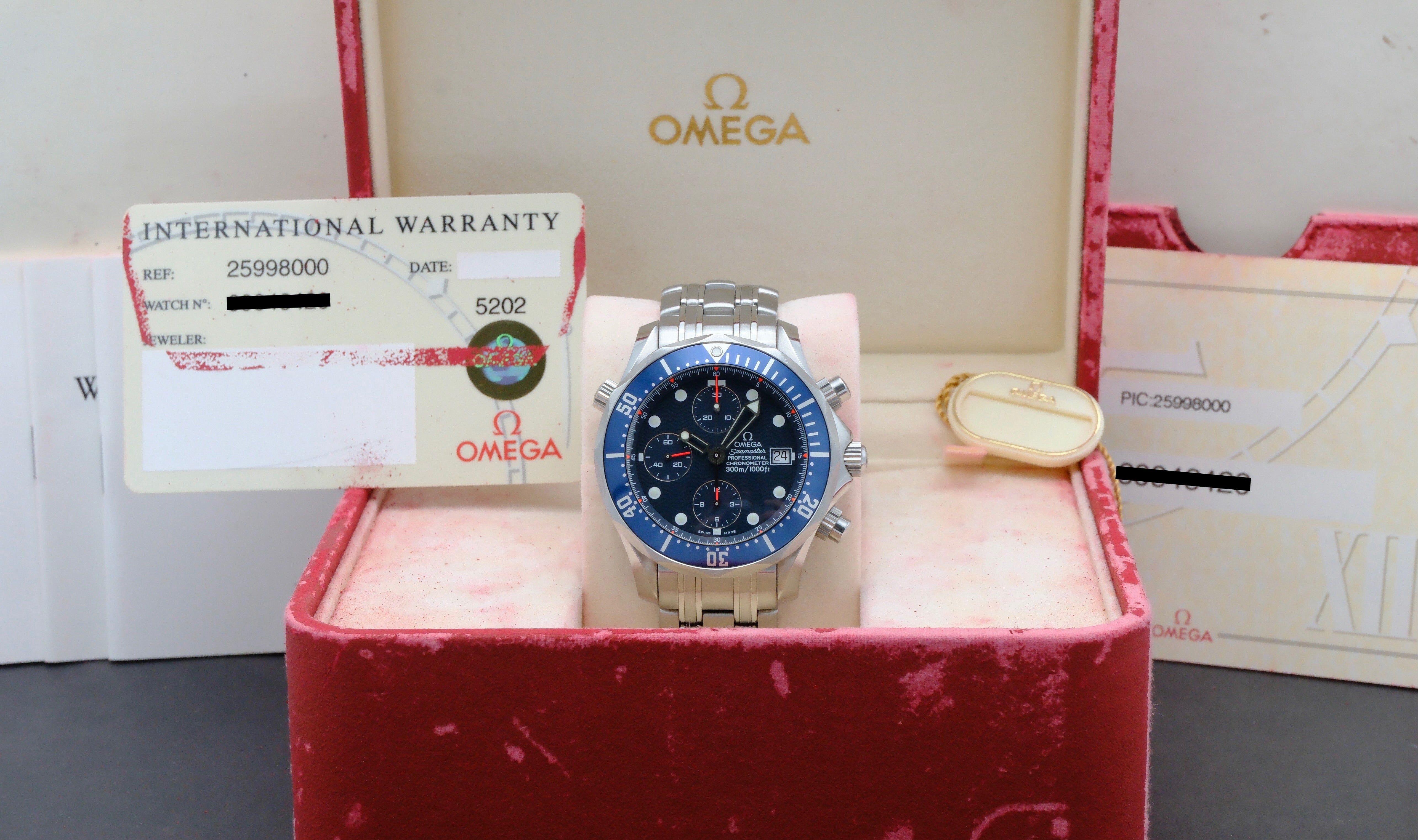 Omega Seamaster Diver 300 M 2599.80.00 - 1999 - Omega horloge - Omega kopen - Omega heren horloge - Trophies Watches