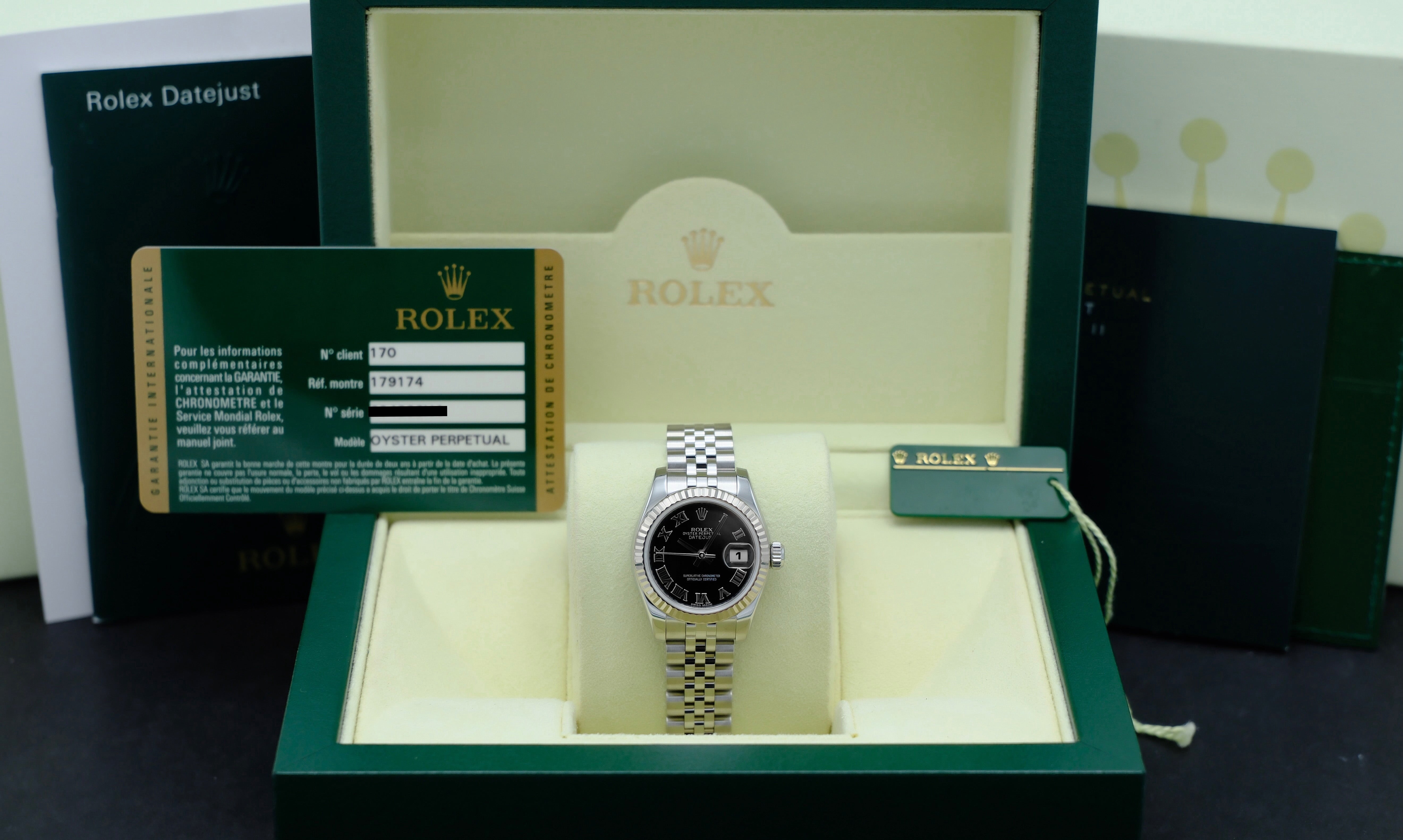 Rolex Oyster Perpetual Lady Datejust 179174 - 2011 - Rolex horloge - Rolex kopen - Rolex dames horloge - Trophies Watches