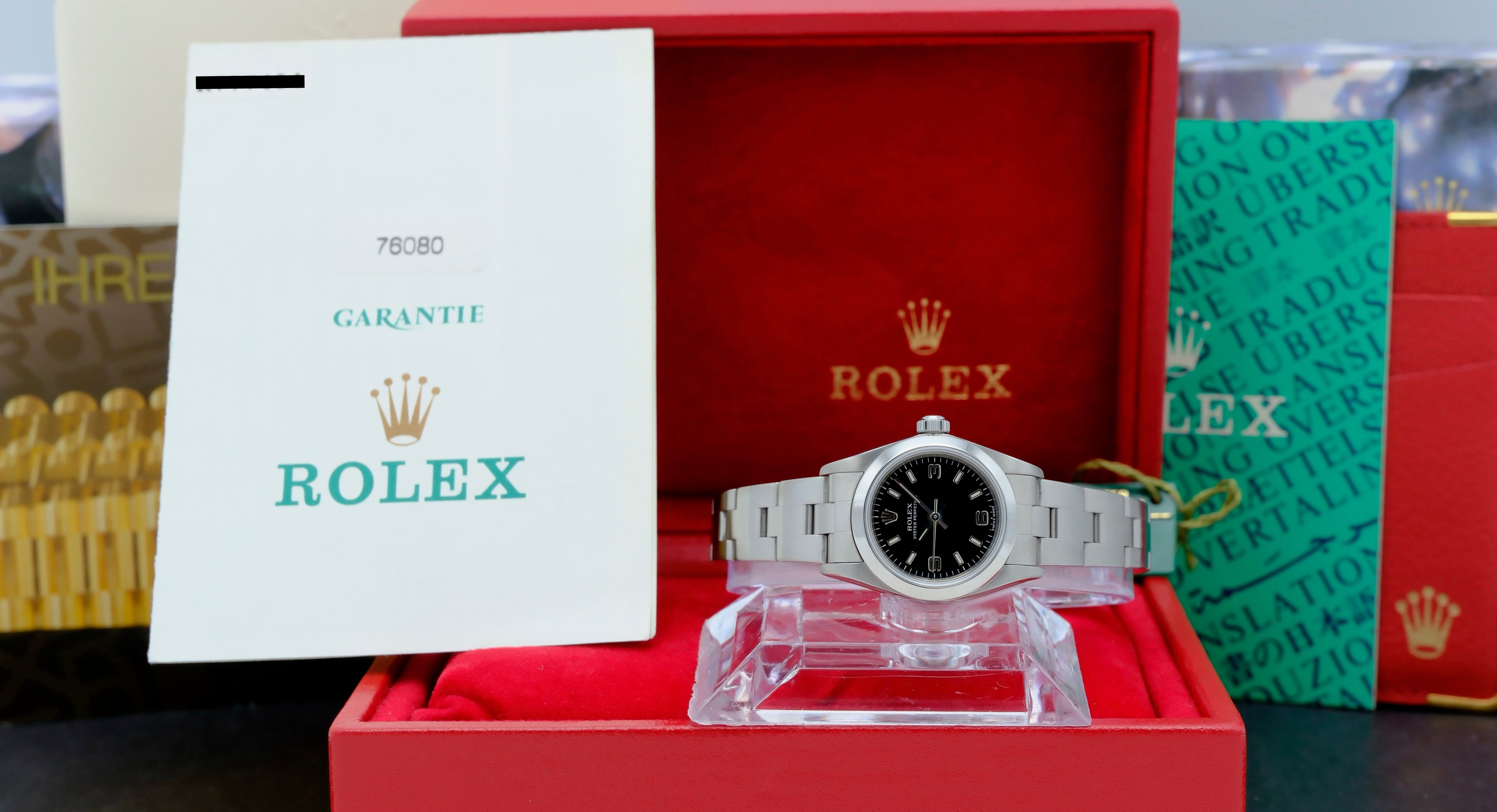 Rolex Oyster Perpetual 76080 - 2001 - Rolex horloge - Rolex kopen - Rolex dames horloge - Trophies Watches