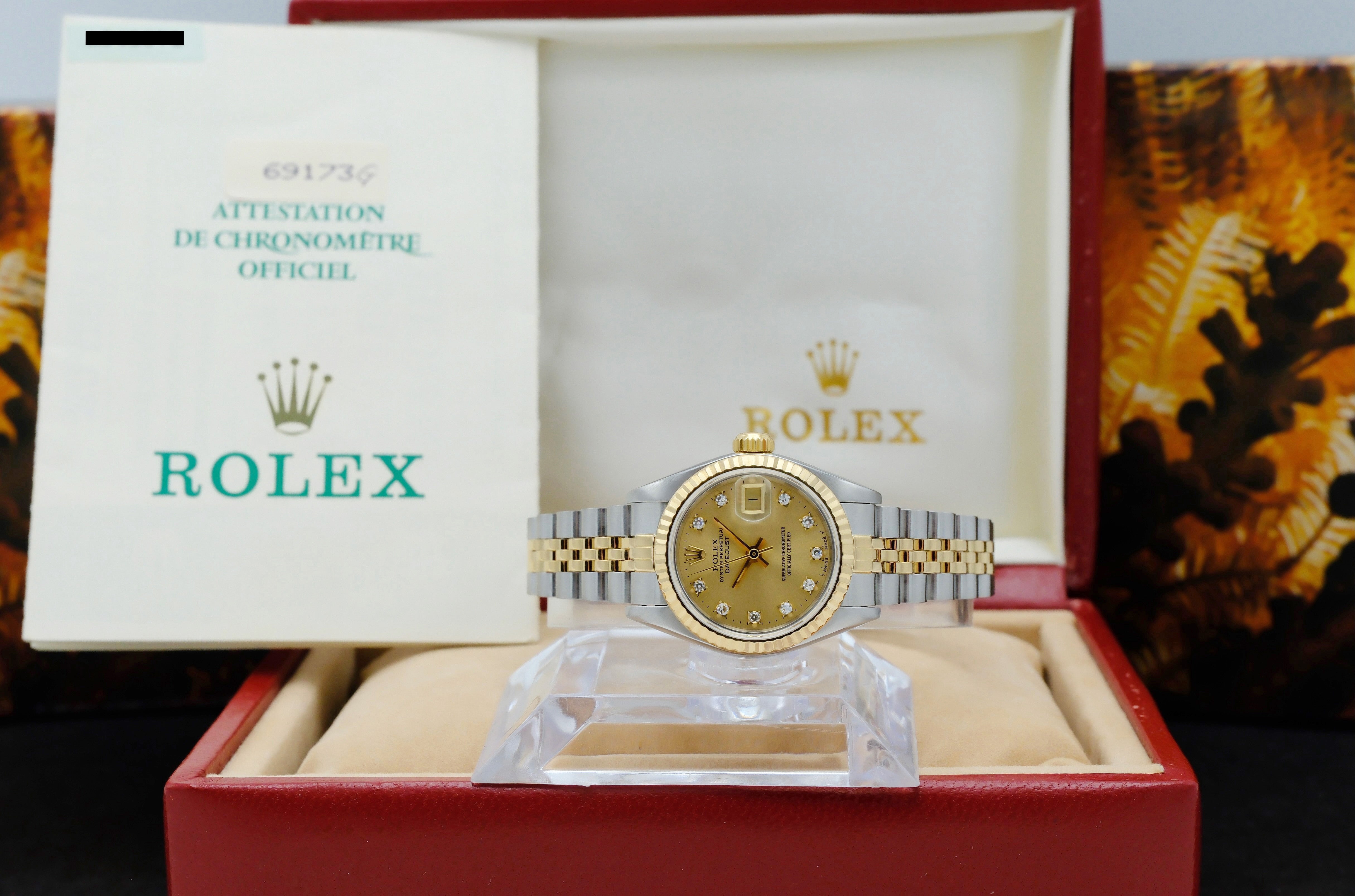 Rolex Lady-Datejust 69173G - 1989 - Rolex horloge - Rolex kopen - Rolex dames horloge - Trophies Watches