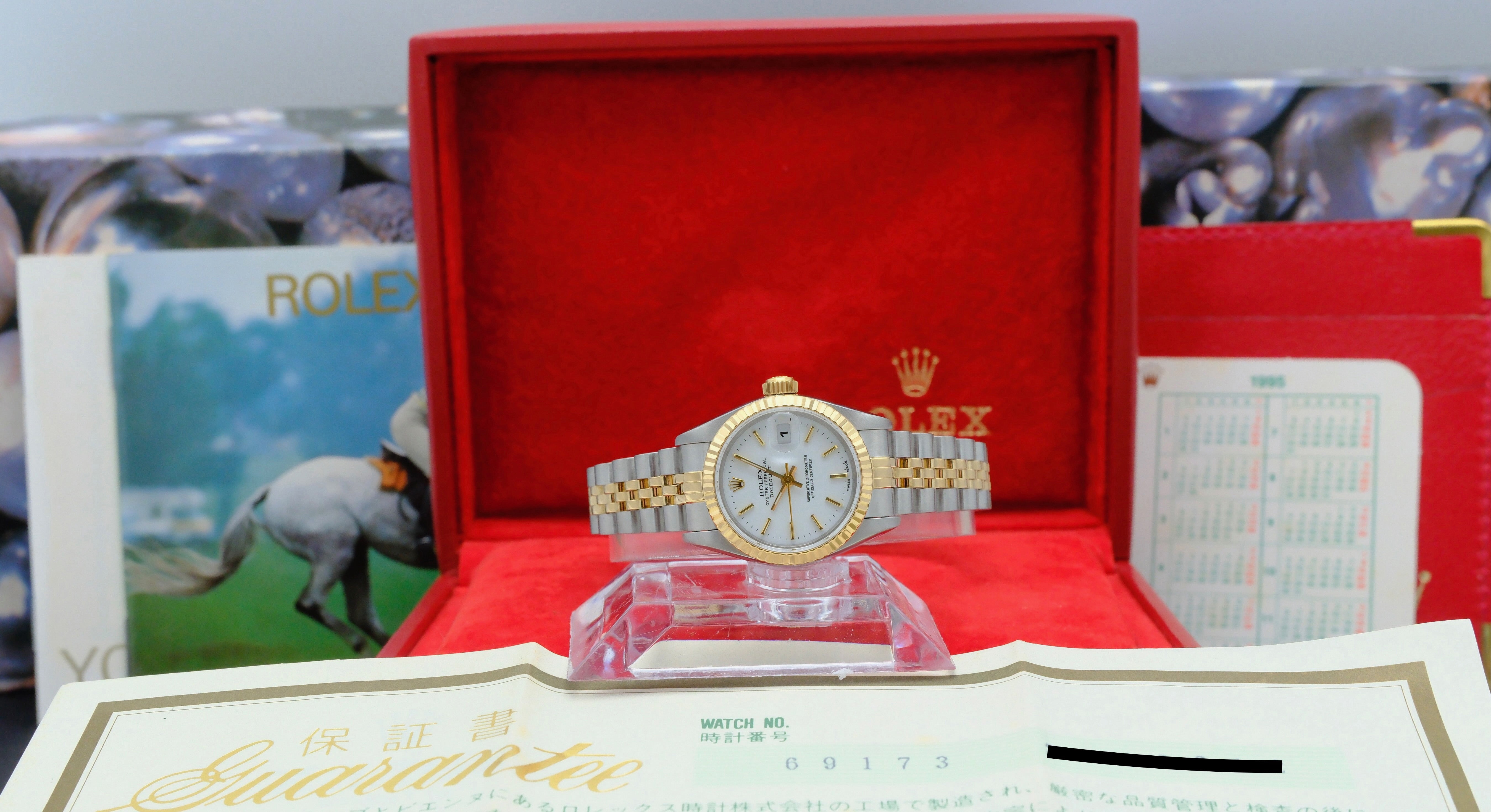 Rolex Lady-Datejust 69173 - 1995 - Rolex horloge - Rolex kopen - Rolex dames horloge - Trophies Watches