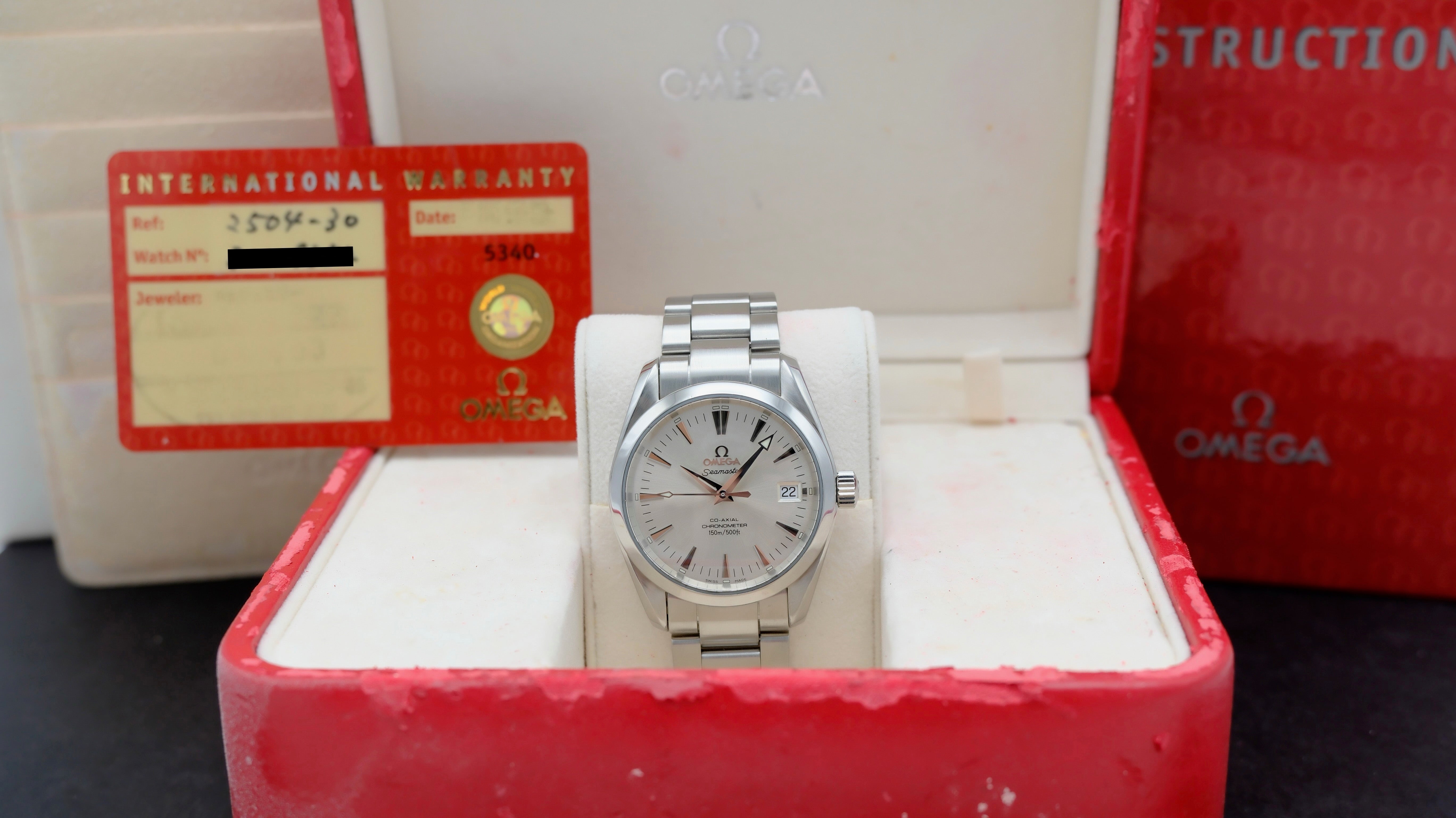 Omega Seamaster Aqua Terra Co-axial 2504.30.00 - 2007 - Omega horloge - Omega kopen - Omega heren horloge - Trophies Watches