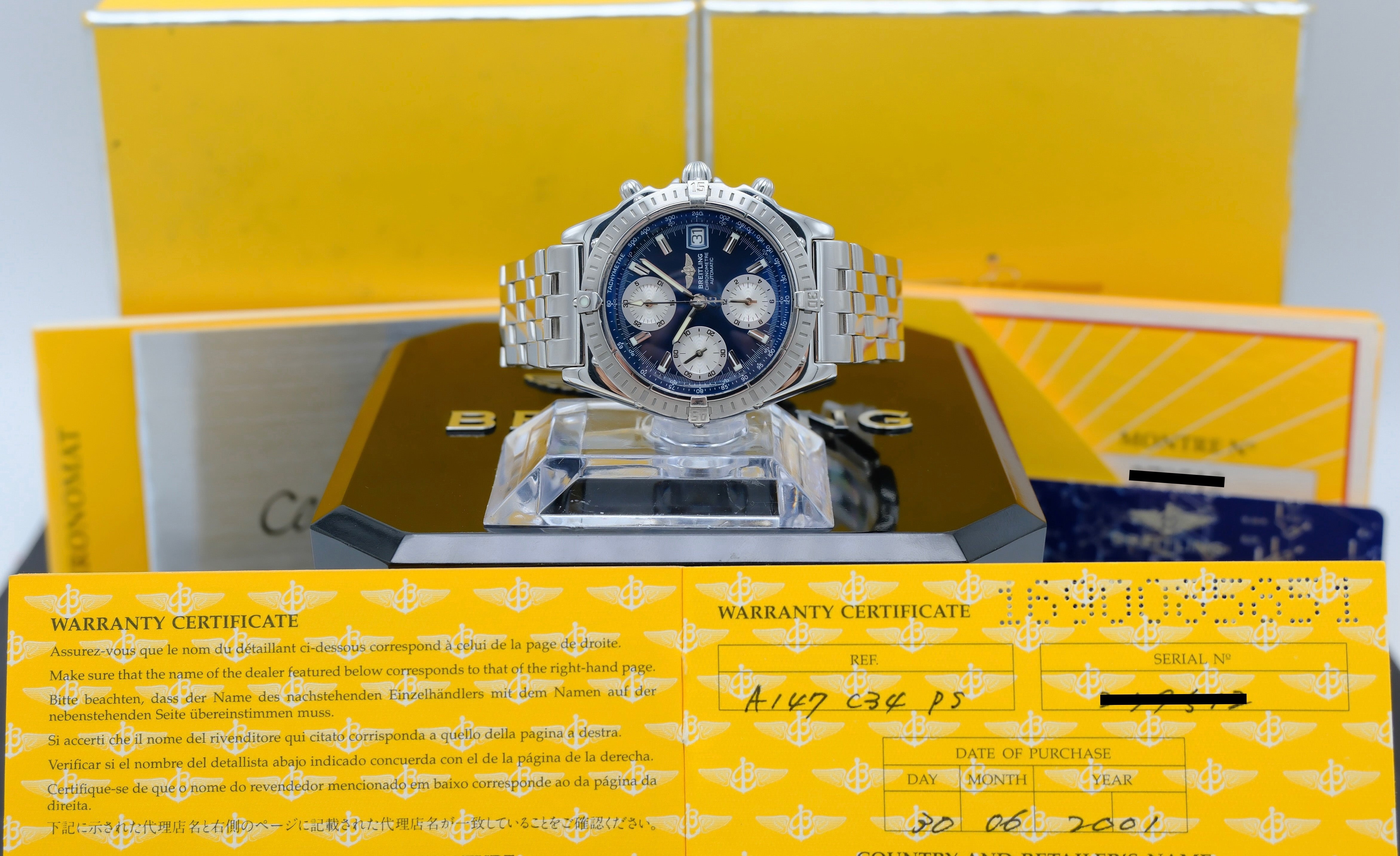 Breitling Chronomat A13352 - 2001 - Breitling horloge - Breitling kopen - Breitling heren horloge - Trophies Watches