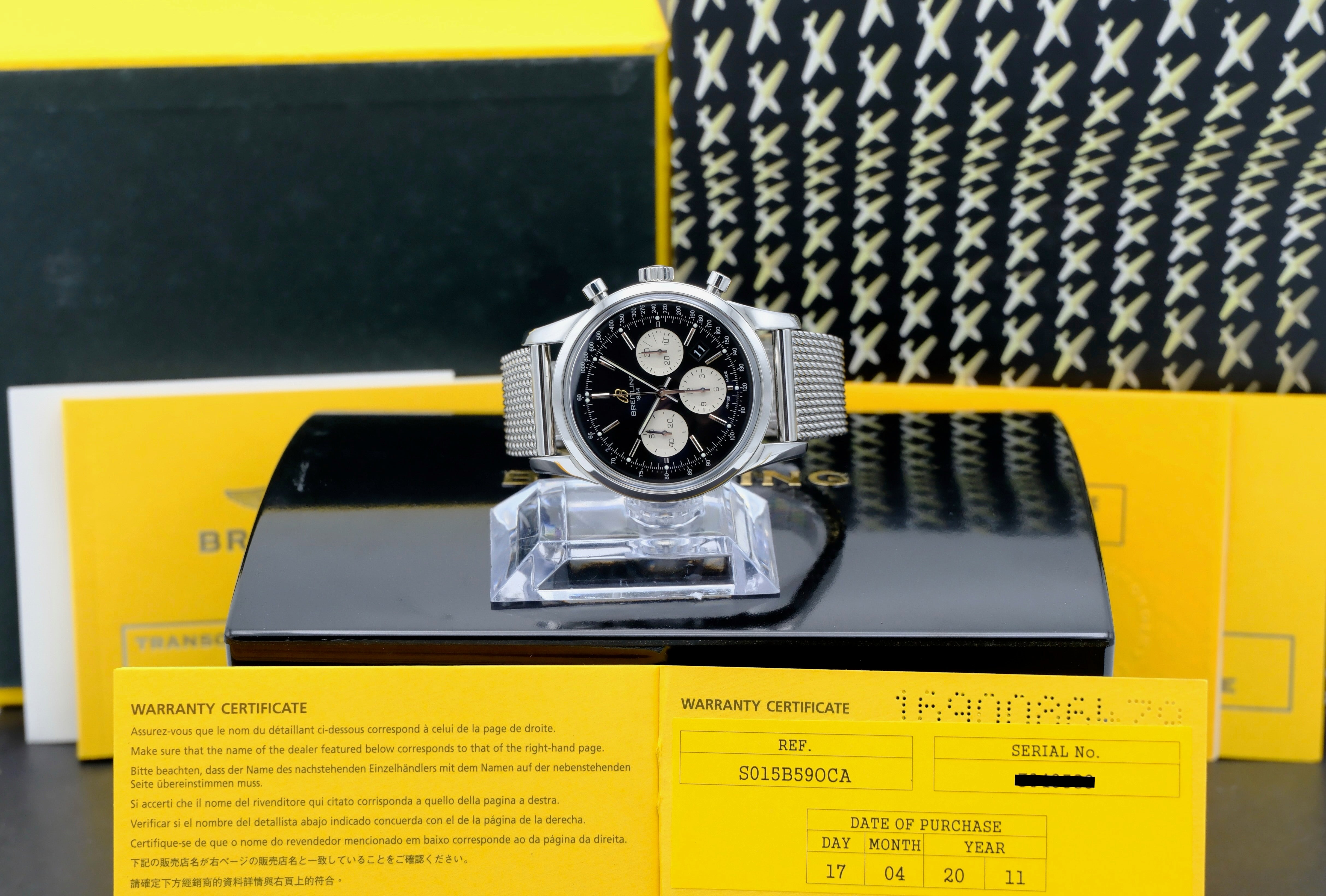 Breitling Transocean Chronograph AB0151 - 2011 - Breitling horloge - Breitling kopen - Breitling heren horloge - Trophies Watches