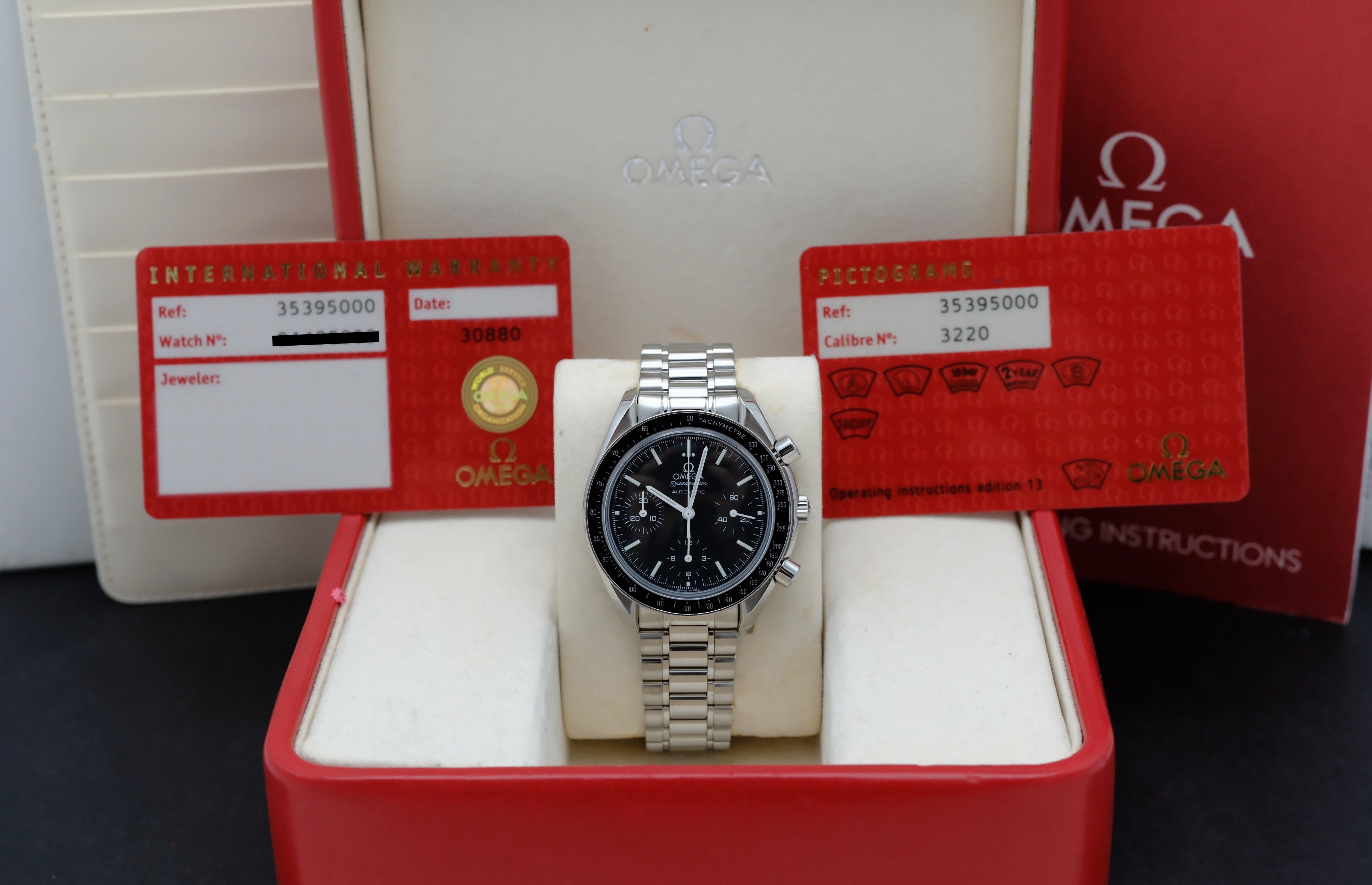 Omega Speedmaster Reduced 3539.50.00 - 2010 - Omega horloge - Omega kopen - Omega heren horloge - Trophies Watches