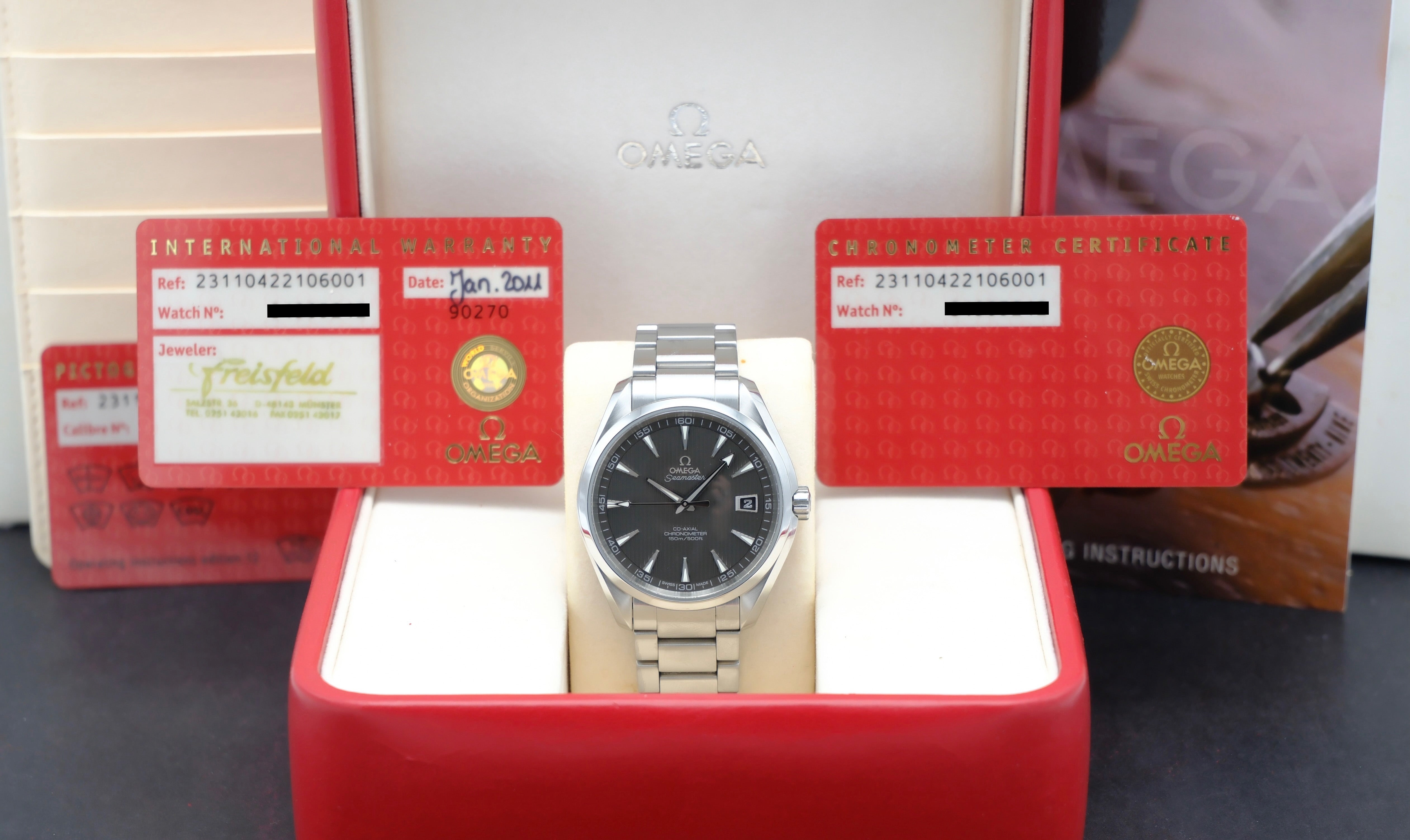 Omega Seamaster Aqua Terra Co-axial 231.10.42.21.01.003 - 2011 - Omega horloge - Omega kopen - Omega heren horloge - Trophies Watches