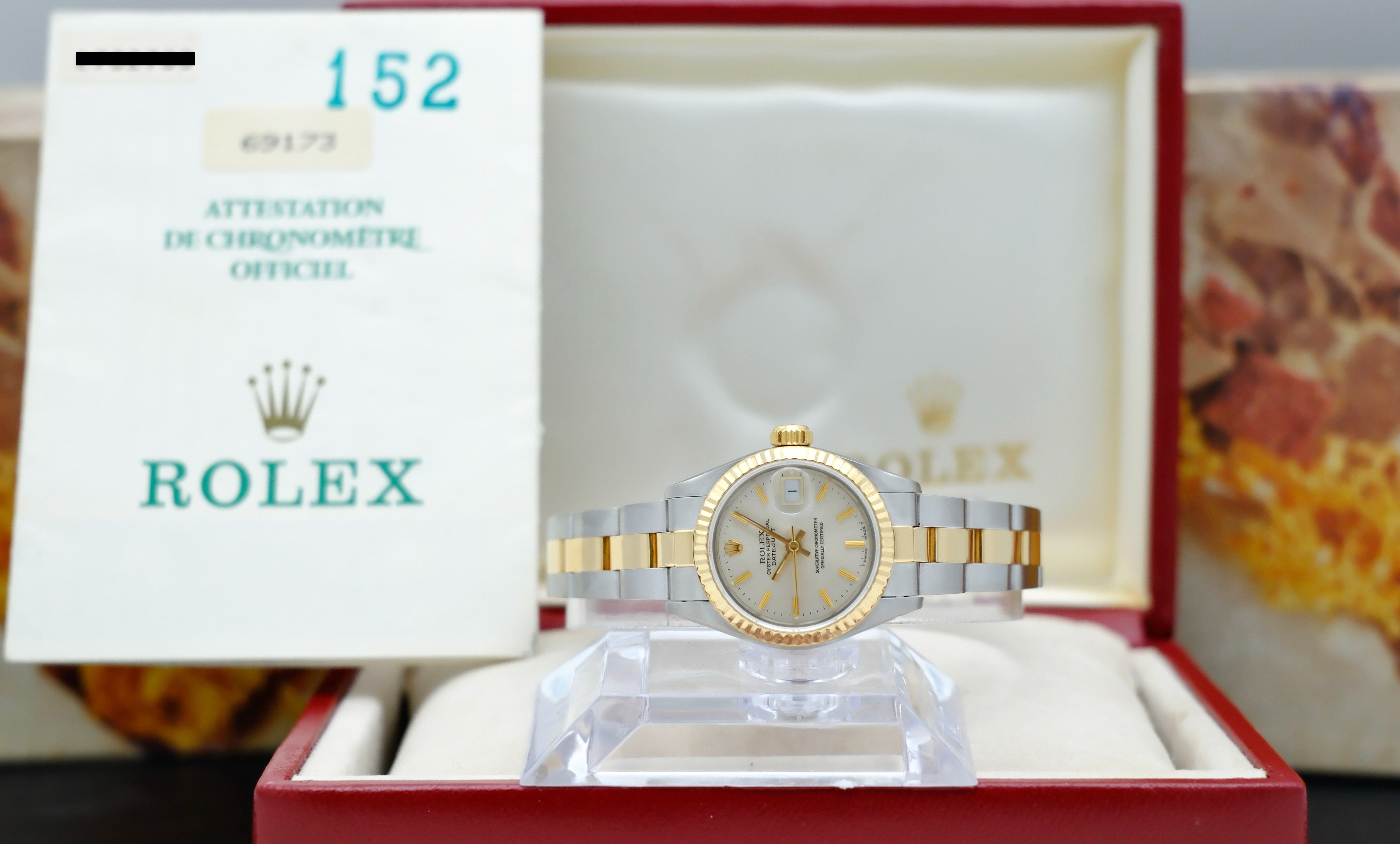 Rolex Lady-Datejust 69173 - 1991 - Rolex horloge - Rolex kopen - Rolex dames horloge - Trophies Watches