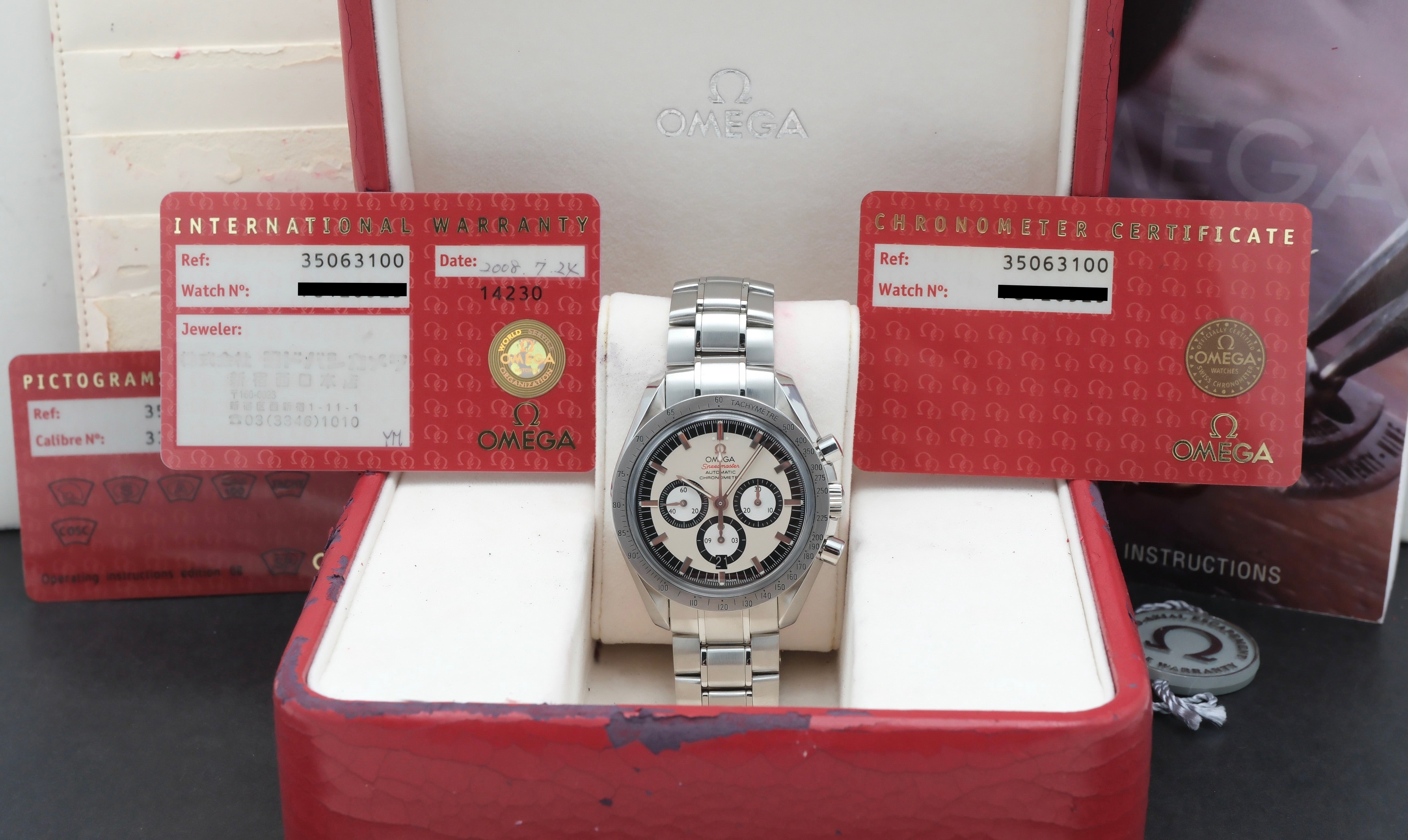 Omega Legend Schumacher 3506.31.00- 2008 - Omega horloge - Omega kopen - Omega heren horloge - Trophies Watches