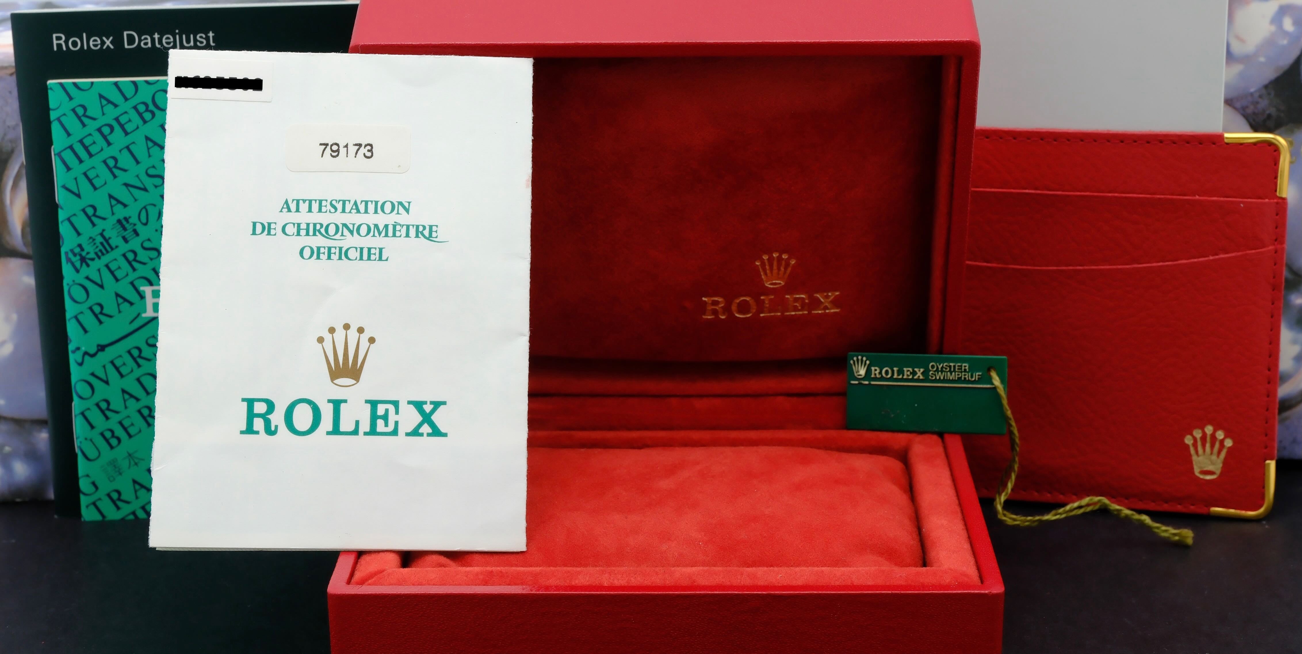 Rolex Lady-Datejust 79173, Box & Papers, 2002