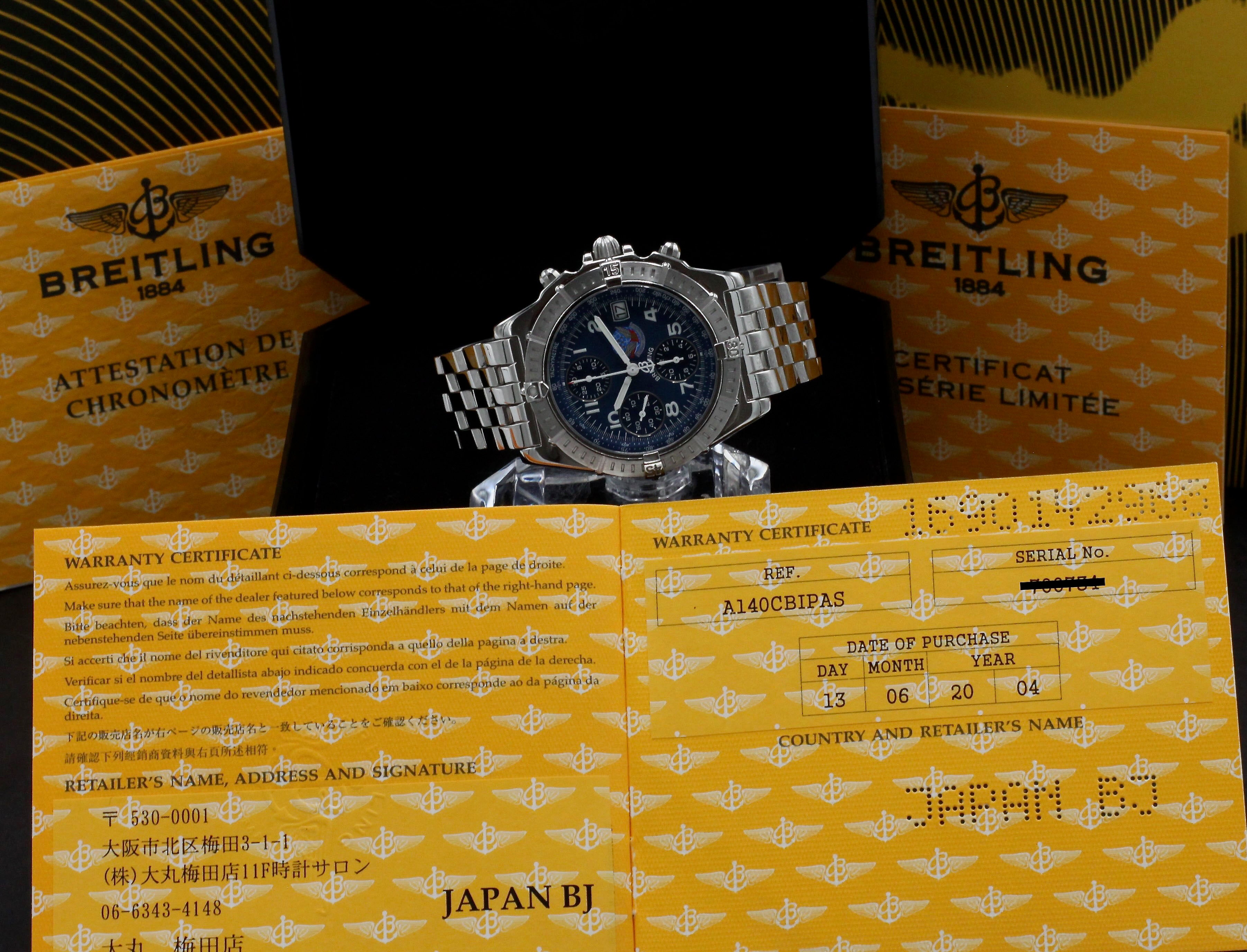 Breitling Chronomat A13353 - 2004 - Breitling horloge - Breitling kopen - Breitling heren horloge - Trophies Watches