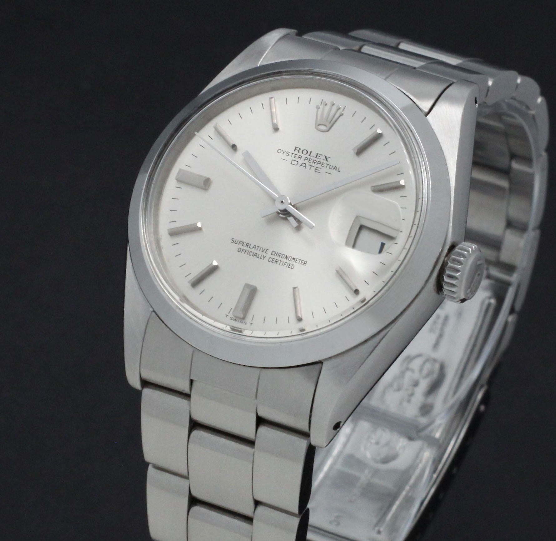 Rolex Oyster Perpetual Date 1500 serviced - 1972 - Rolex horloge - Rolex kopen - Rolex heren horloge - Trophies Watches