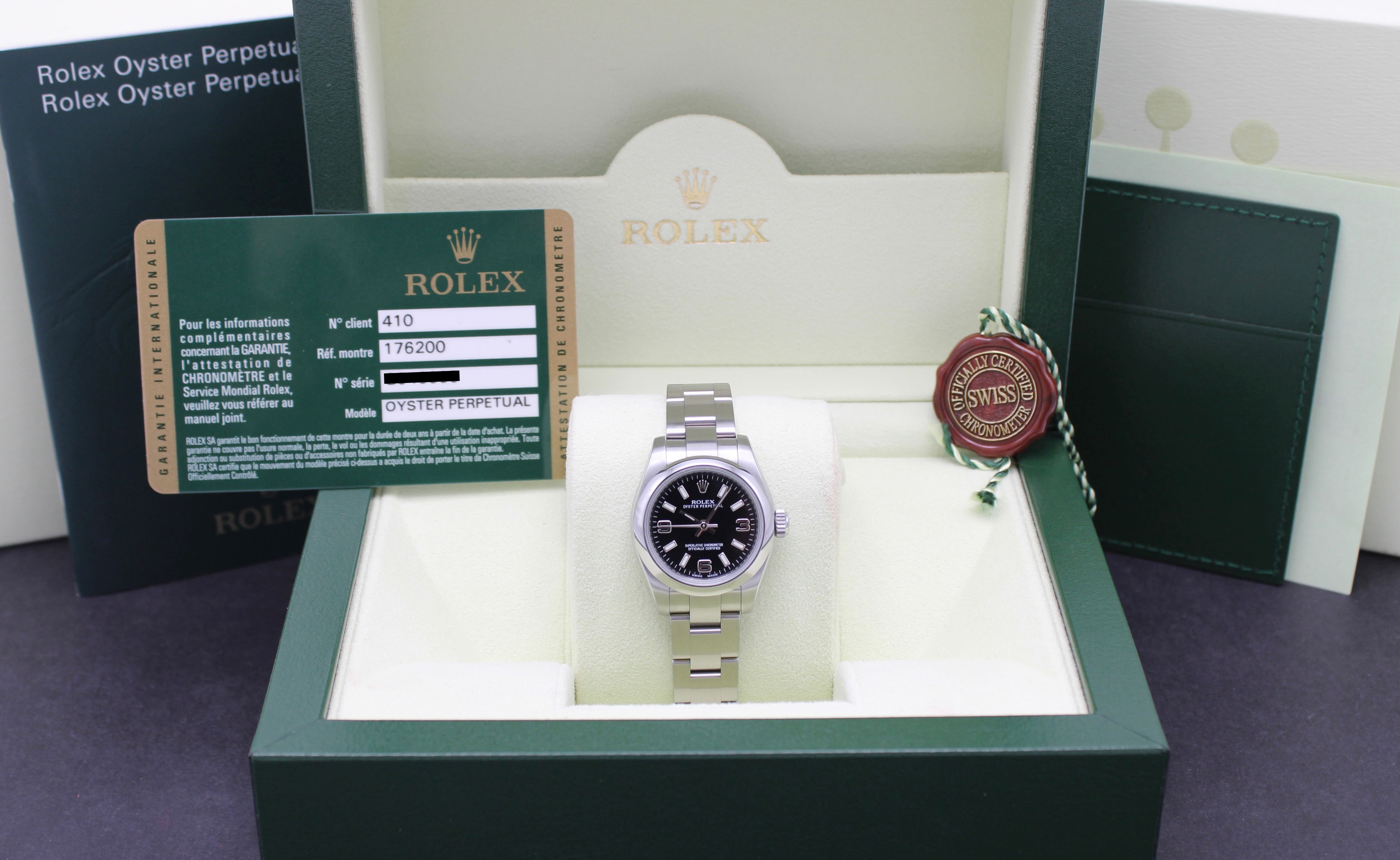 Rolex Oyster Perpetual 176200 - 2011 - Rolex horloge - Rolex kopen - Rolex dames horloge - Trophies Watches