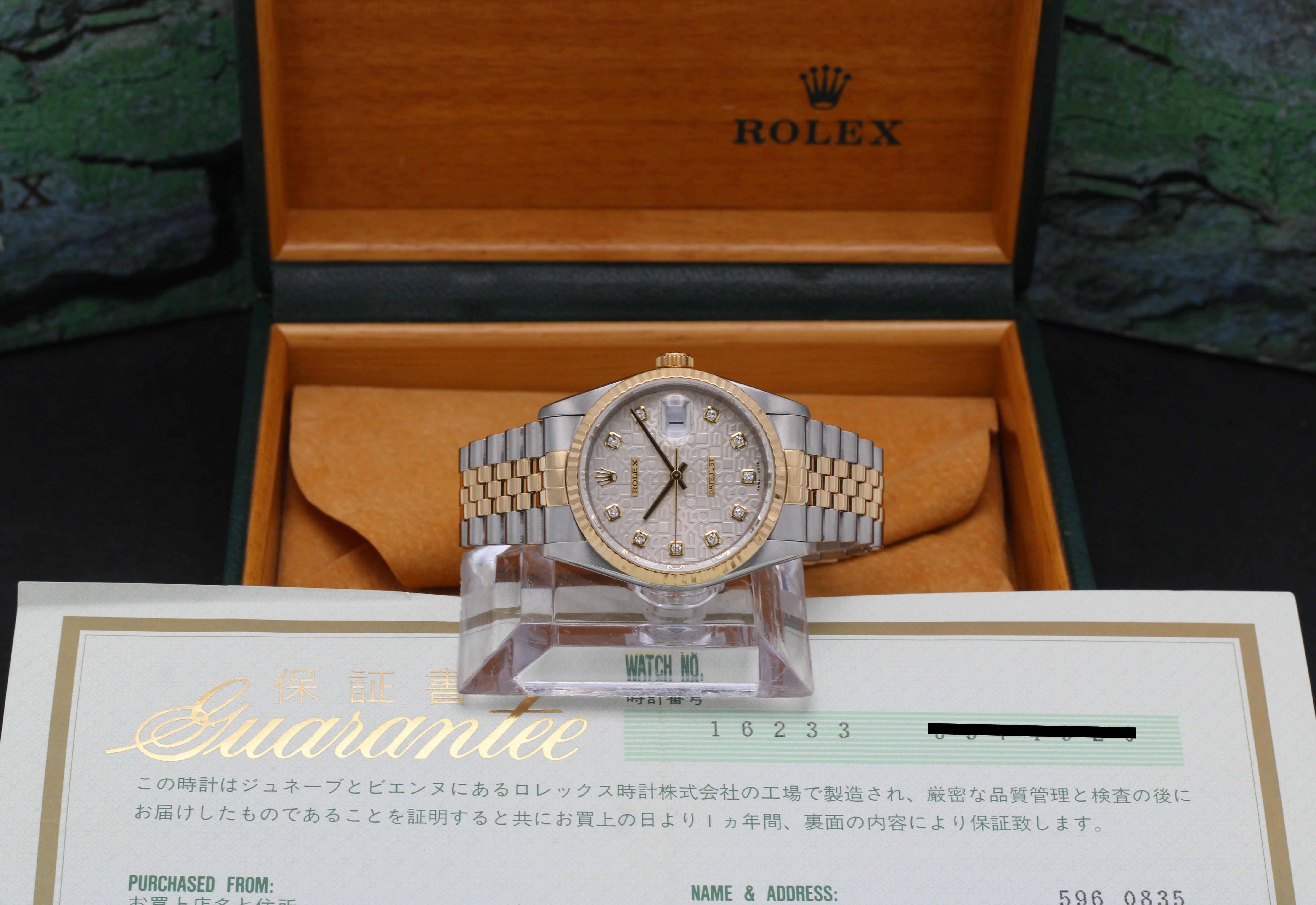 Rolex Datejust 16233G - 2001 - Rolex horloge - Rolex kopen - Rolex heren horloge - Trophies Watches