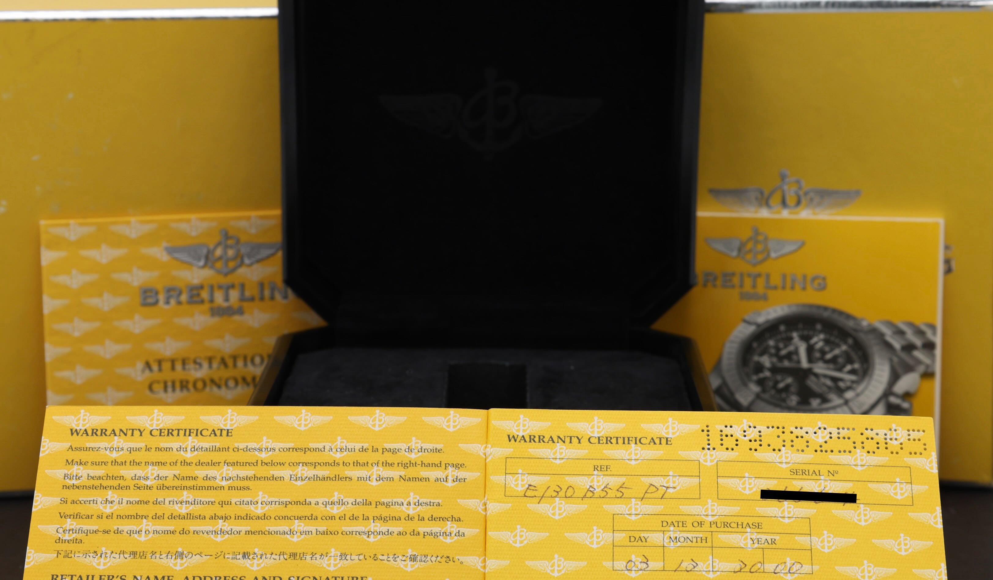 Breitling Avenger E13360 - 2000 - Breitling horloge - Breitling kopen - Breitling heren horloge - Trophies Watches
