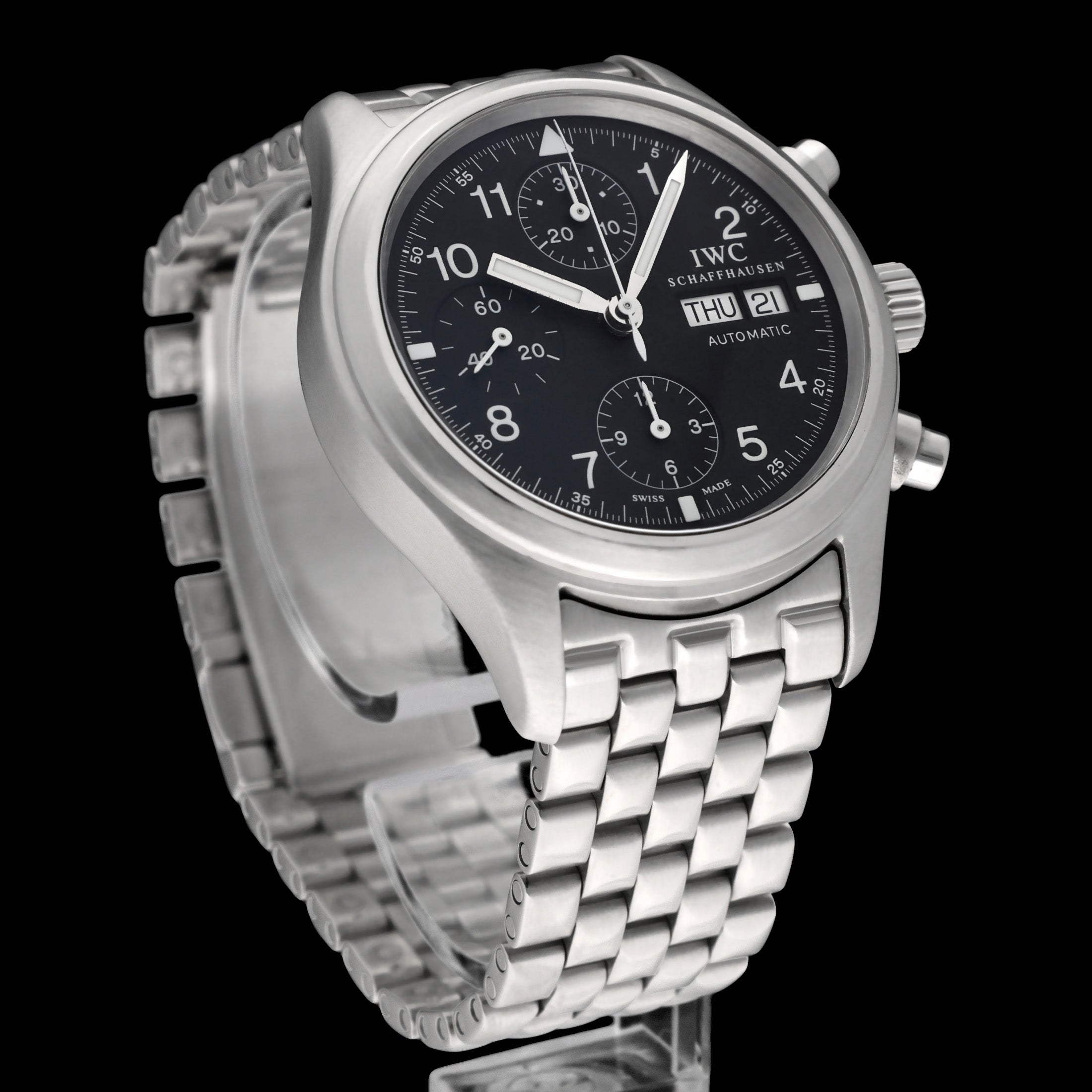 IWC Pilot Chronograph IW324002- 2004 - IWC horloge - IWC kopen - IWC heren horloge - Trophies Watches