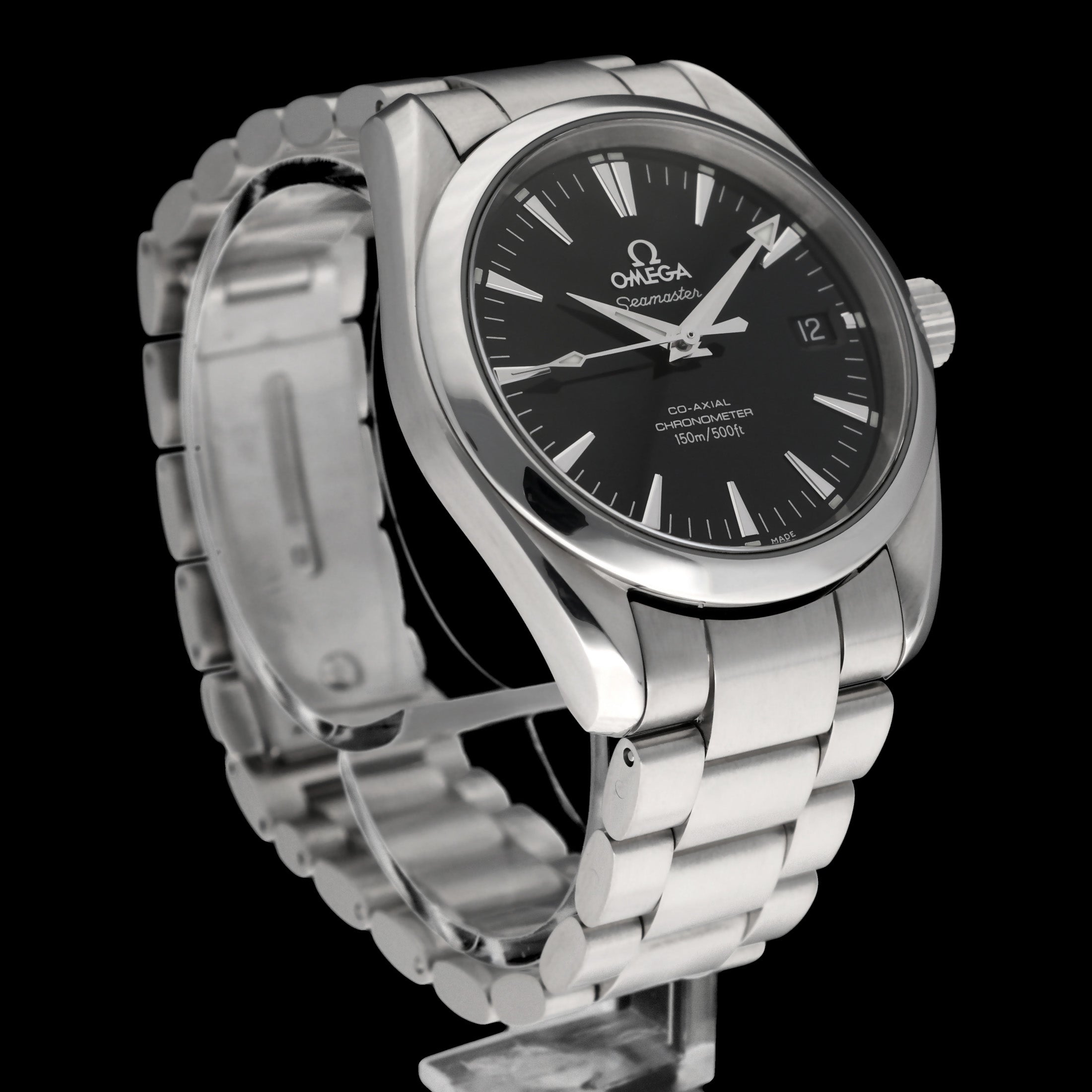 Omega Seamaster Aqua Terra Co-axial 2504.50.00 - 2005 - Omega horloge - Omega kopen - Omega heren horloge - Trophies Watches