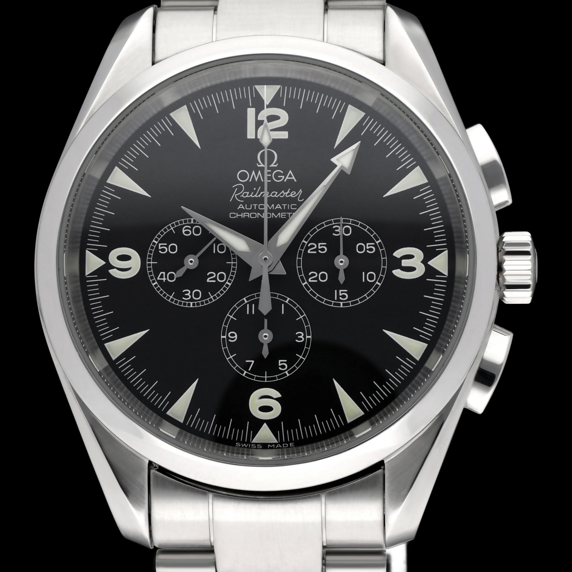 Omega Seamaster Railmaster chronograph 2512.52.00 - 2006 - Omega horloge - Omega kopen - Omega heren horloge - Trophies Watches
