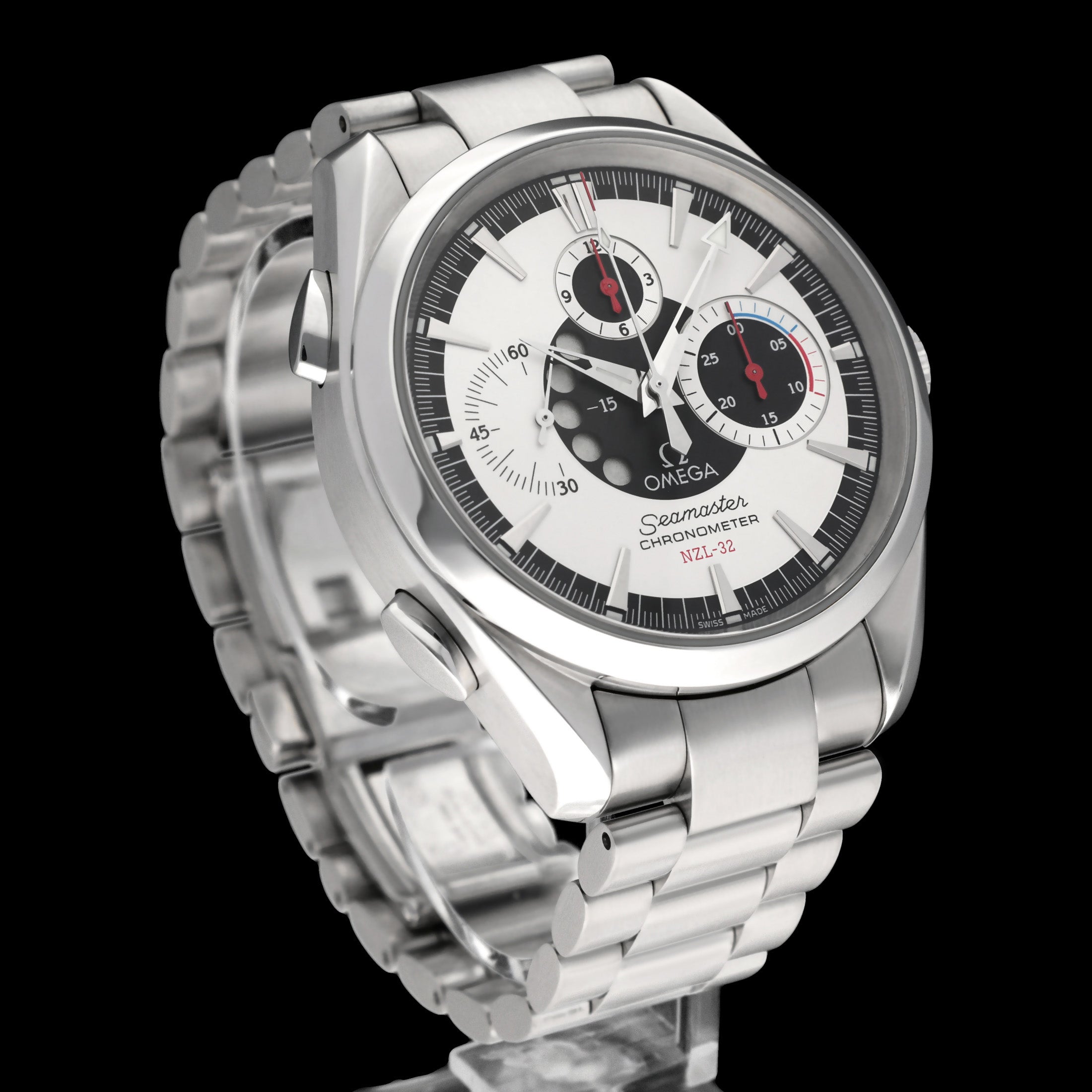 Omega Seamaster Aqua Terra Nzl-32 Chronograph 2513.30.00 - 2007 - Omega horloge - Omega kopen - Omega heren horloge - Trophies Watches