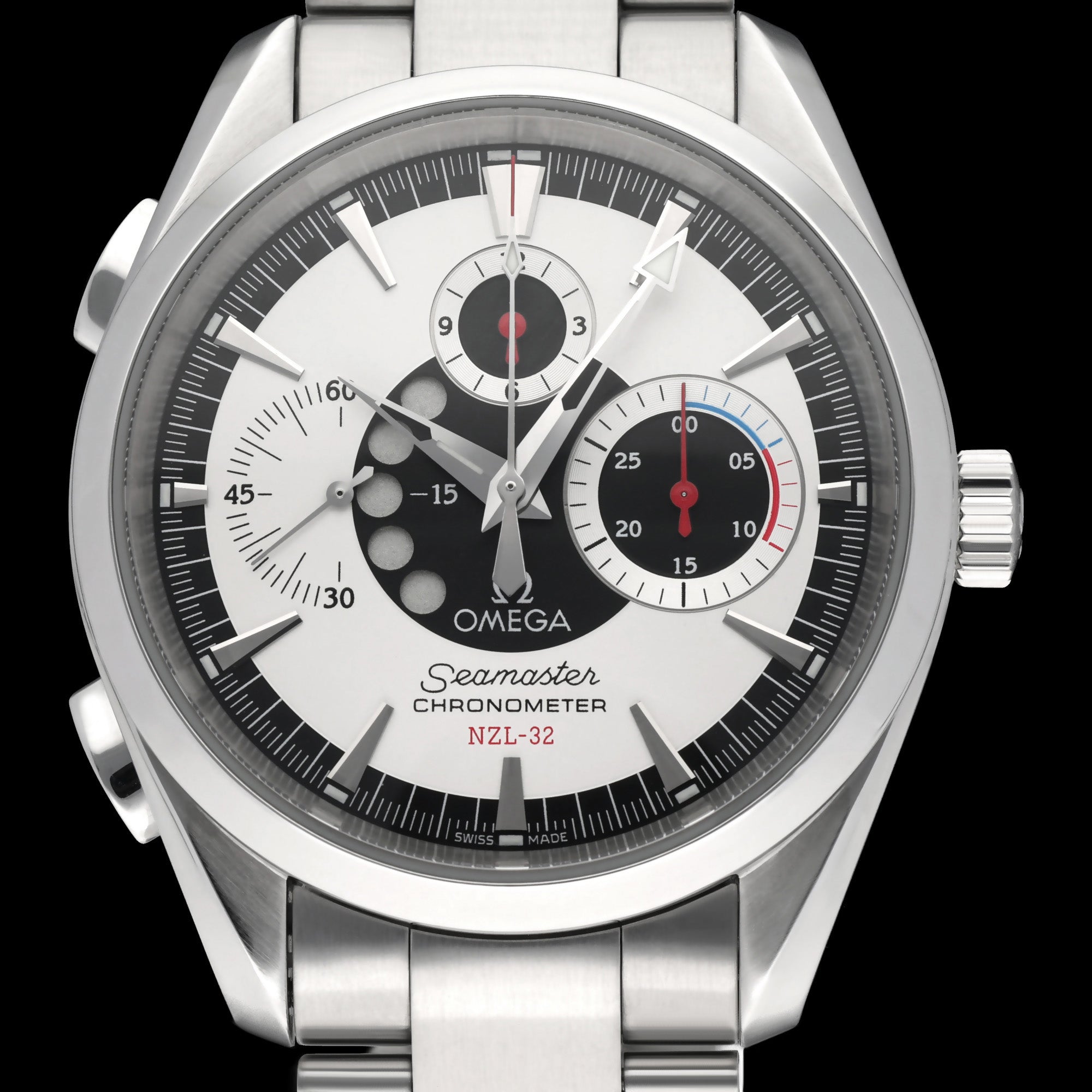 Omega Seamaster Aqua Terra Nzl-32 Chronograph 2513.30.00 - 2007 - Omega horloge - Omega kopen - Omega heren horloge - Trophies Watches