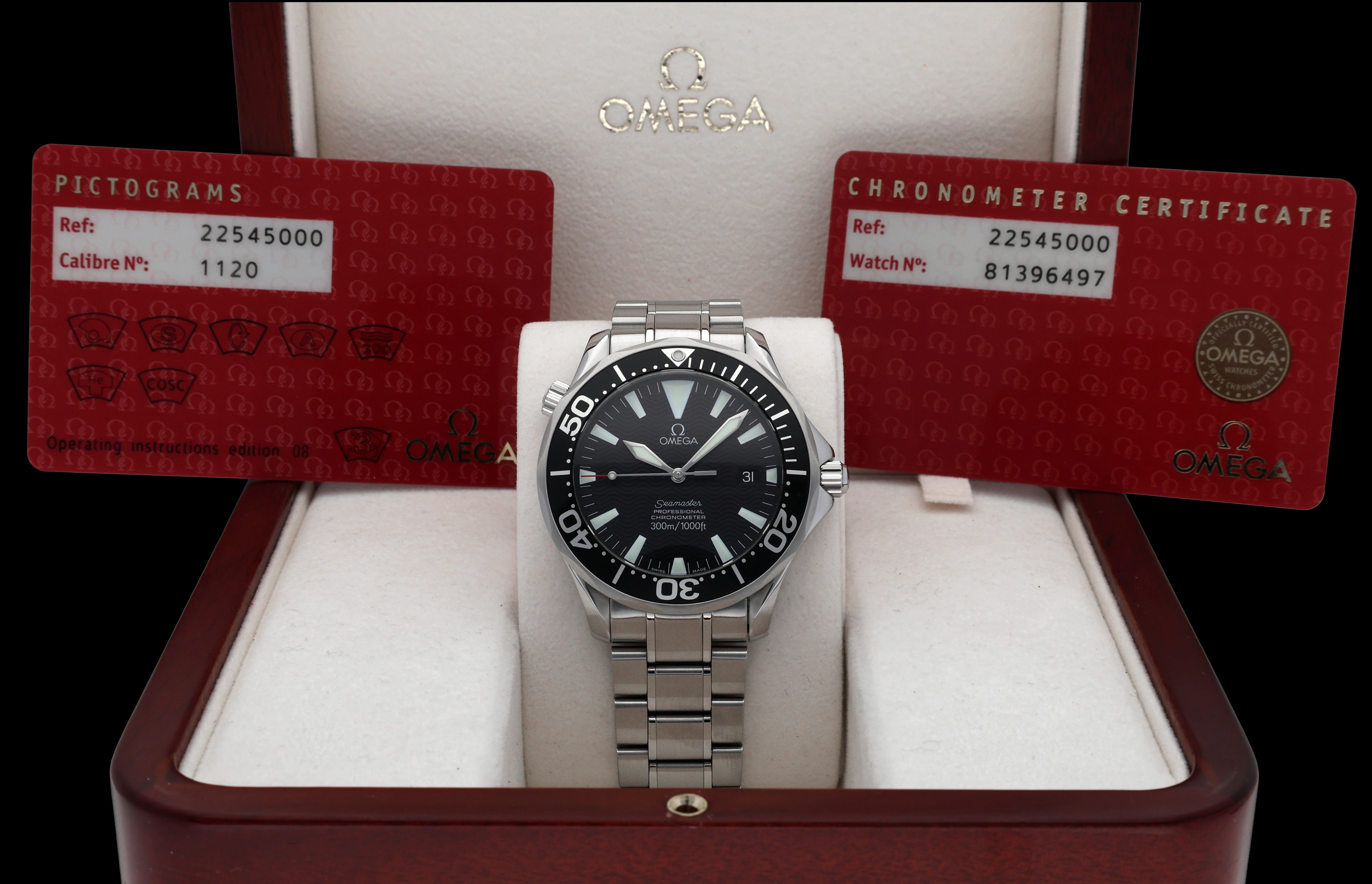 Omega Seamaster 2254.50 - 2007 - Omega horloge - Omega kopen - Omega heren horloge - Trophies Watches