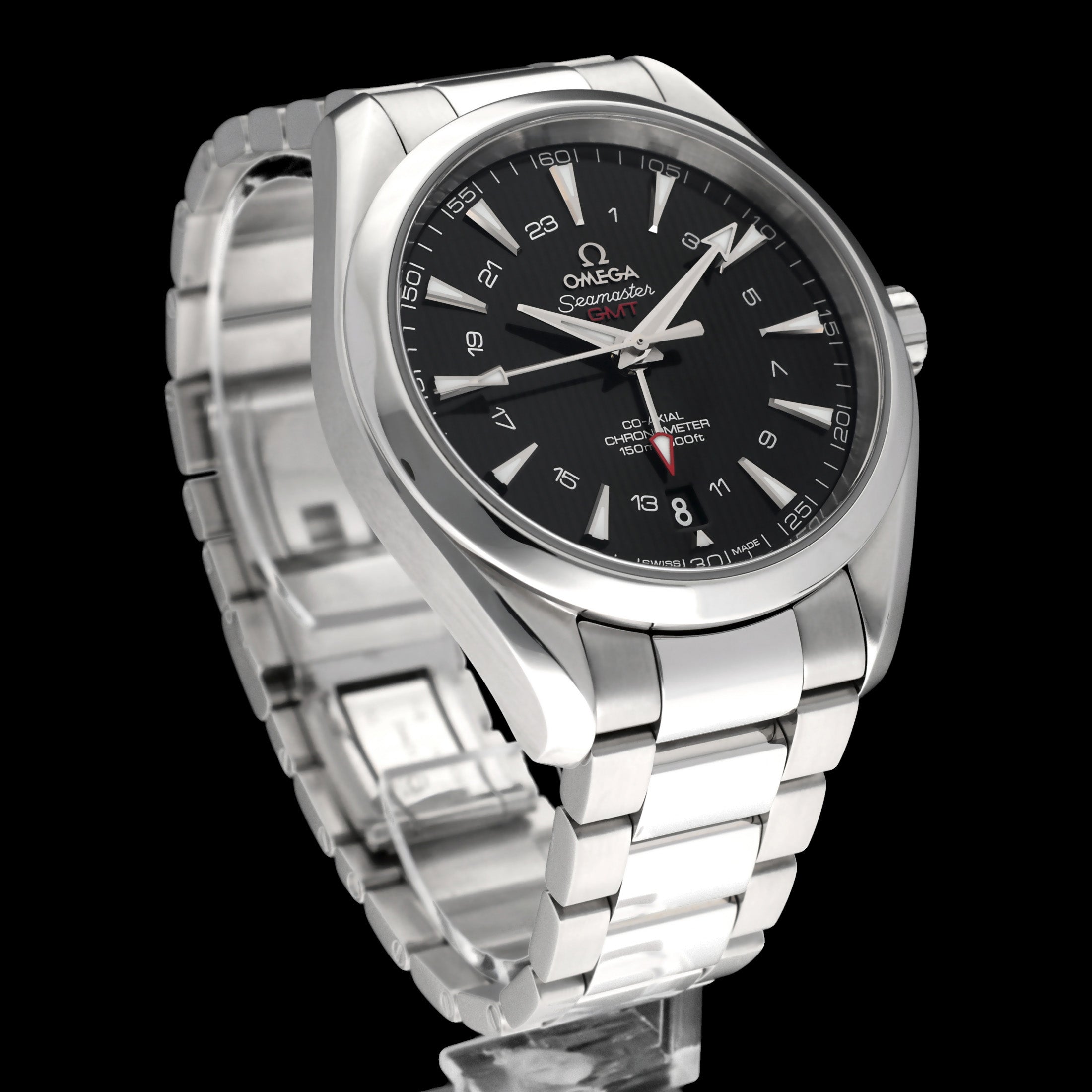 Omega Seamaster Aqua Terra Gmt Co-axial 231.10.43.22.01.001 - 2019 - Omega horloge - Omega kopen - Omega heren horloge - Trophies Watches