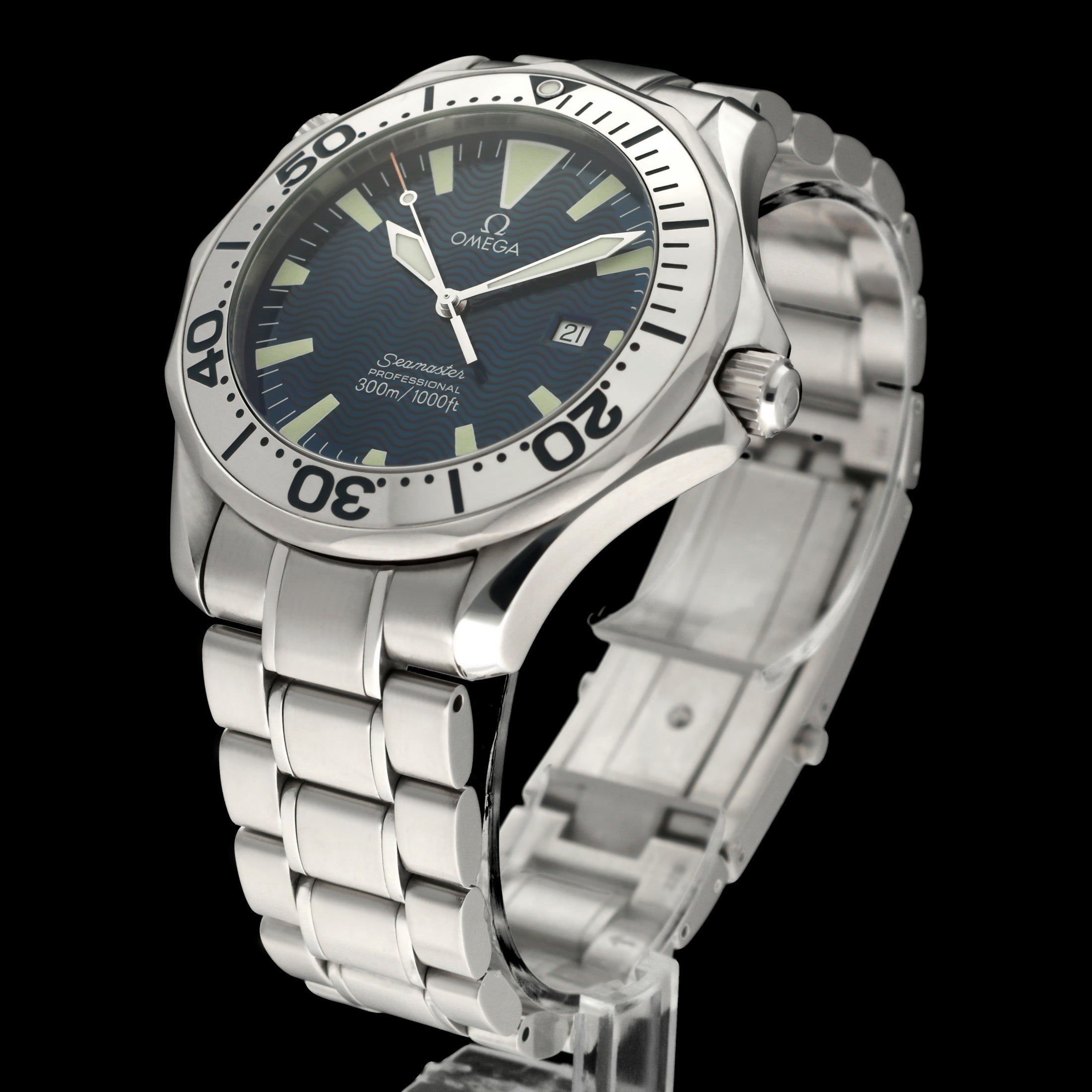 Omega Seamaster Diver 300 M 2265.80.00 - 1998 - Omega horloge - Omega kopen - Omega heren horloge - Trophies Watches