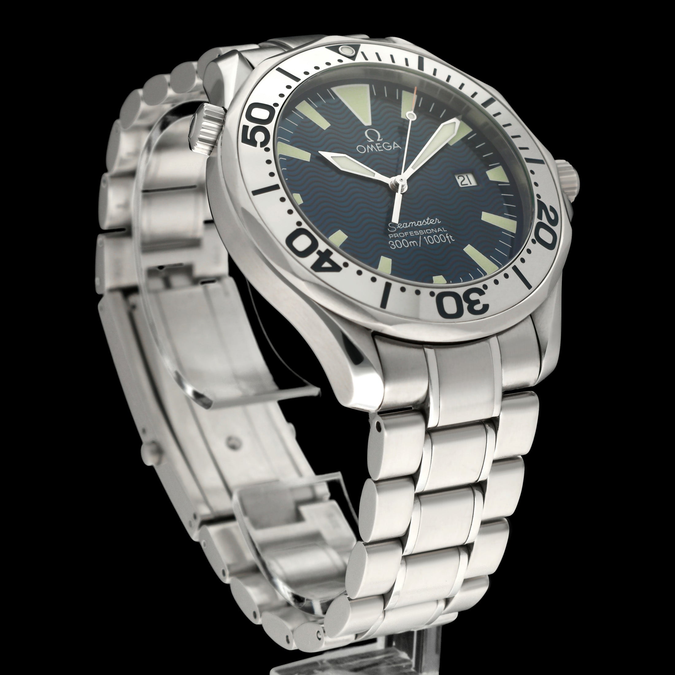 Omega Seamaster Diver 300 M 2265.80.00 - 1998 - Omega horloge - Omega kopen - Omega heren horloge - Trophies Watches