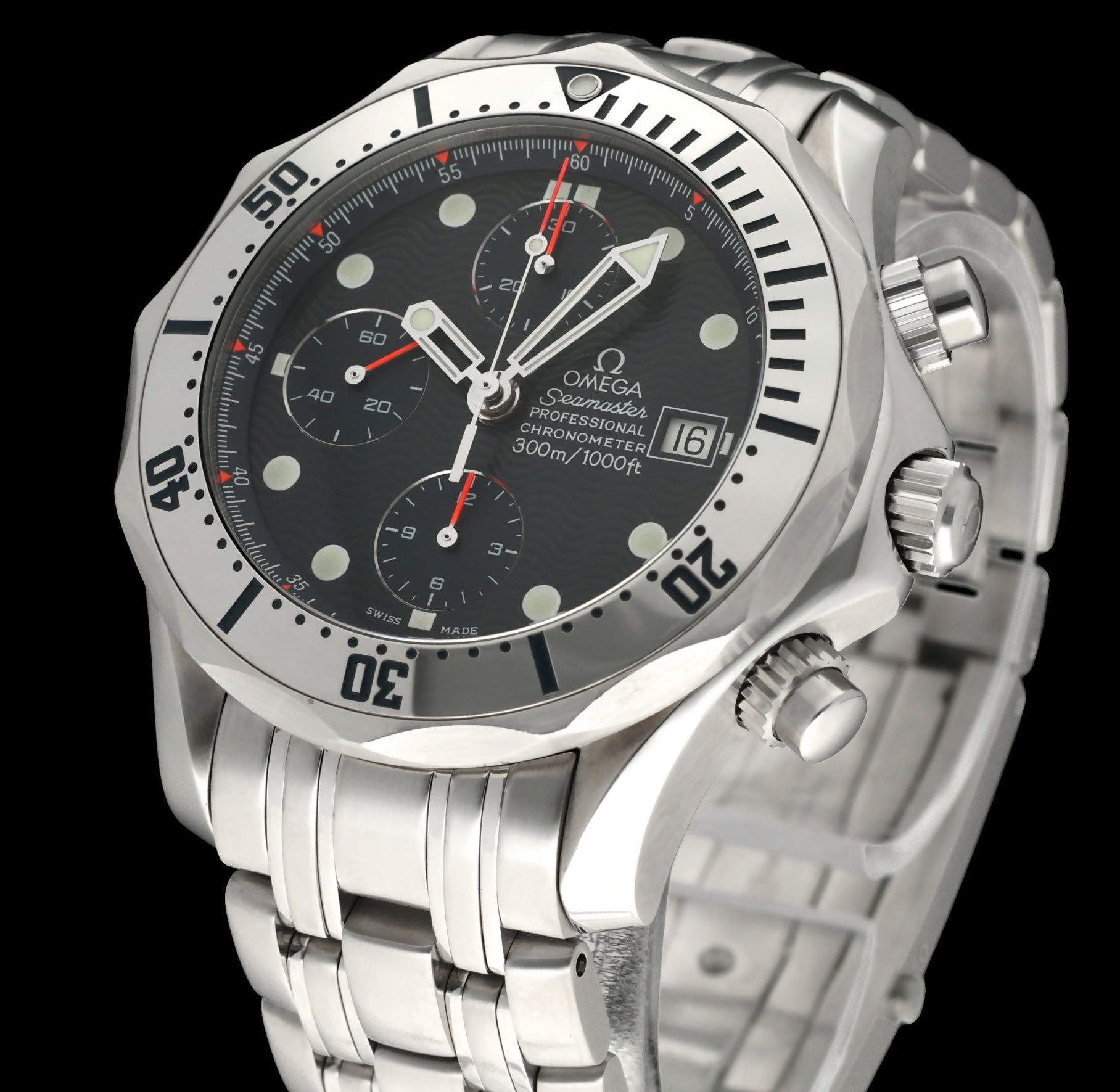 Omega Seamaster Diver 300 M 2589.30.00 - 2000 - Omega horloge - Omega kopen - Omega heren horloge - Trophies Watches