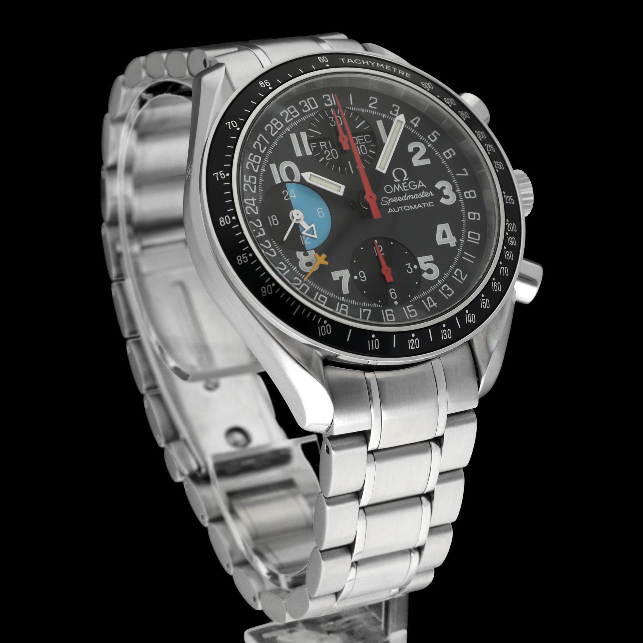 Omega Speedmaster Day Date 3520.53.00 - 1998 - Omega horloge - Omega kopen - Omega heren horloge - Trophies Watches