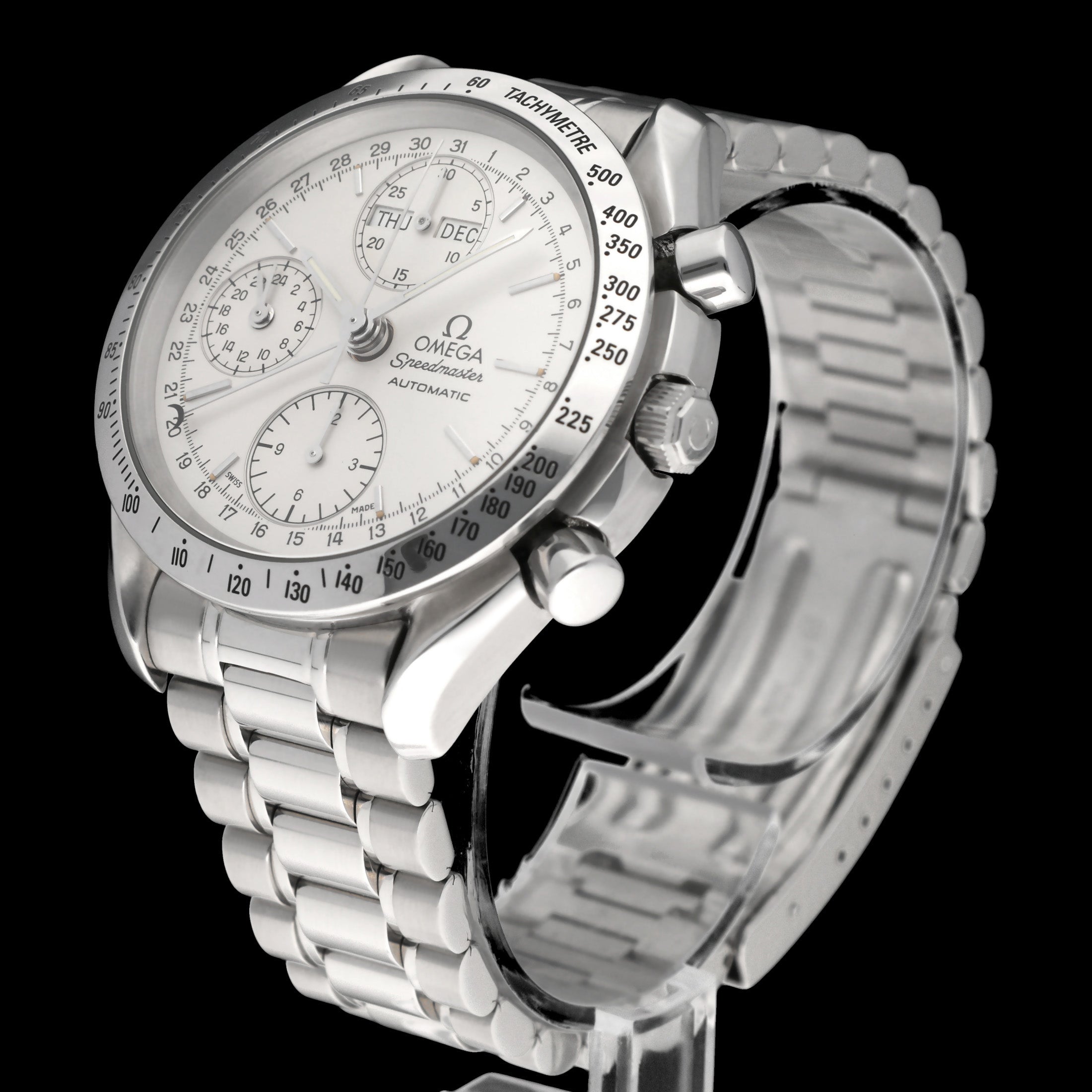 Omega Speedmaster Day Date 3521.30.00 - 1995 - Omega horloge - Omega kopen - Omega heren horloge - Trophies Watches