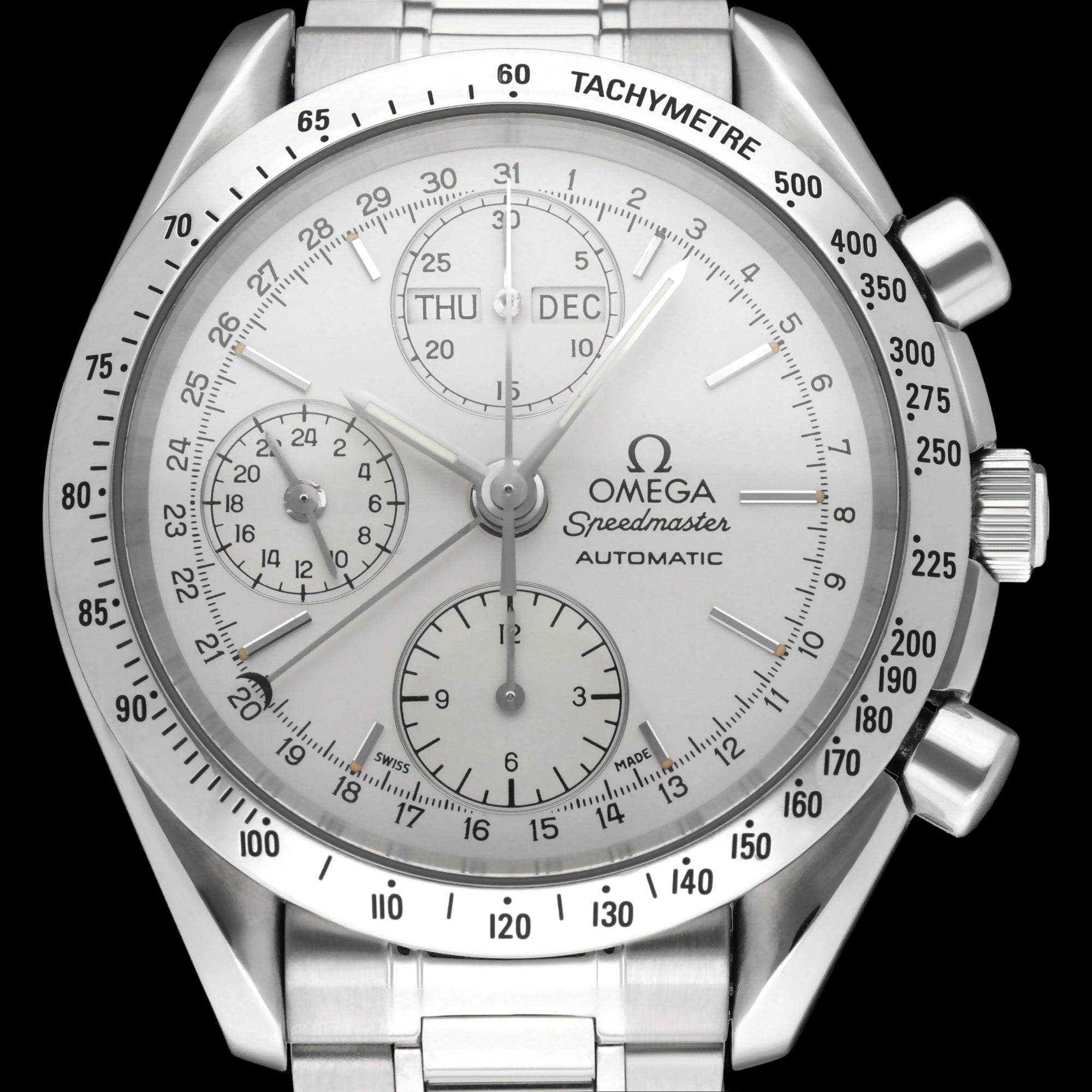 Omega Speedmaster Day Date 3521.30.00 - 1995 - Omega horloge - Omega kopen - Omega heren horloge - Trophies Watches