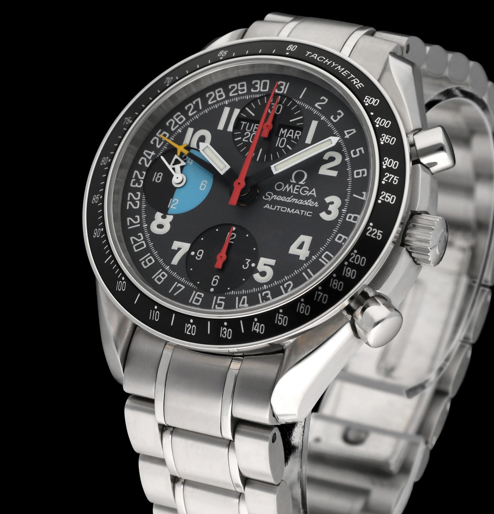 Omega Speedmaster Day Date 3520.53.00 - 1998 - Omega horloge - Omega kopen - Omega heren horloge - Trophies Watches