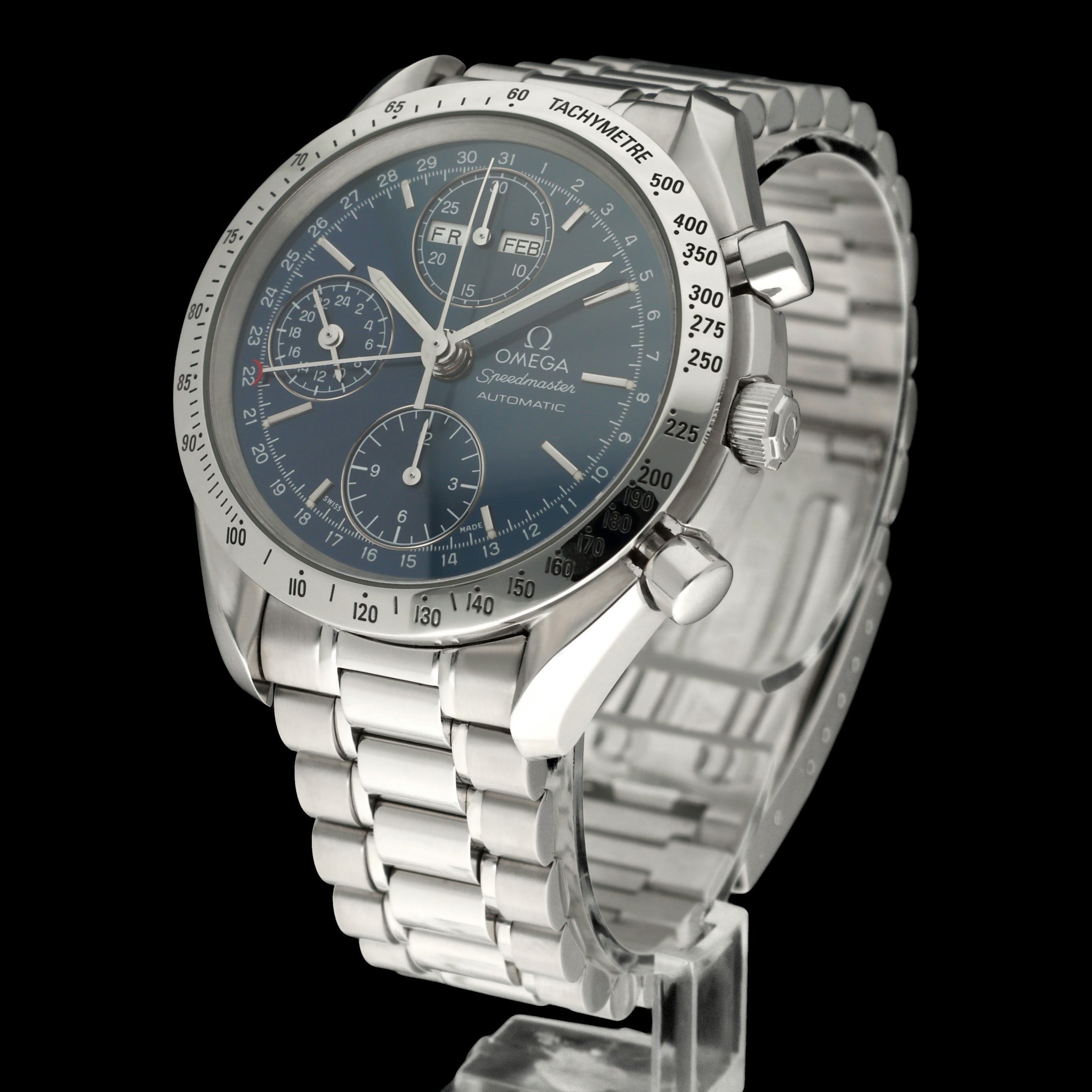 Omega Speedmaster Day Date 3521.80.00 - 1995 - Omega horloge - Omega kopen - Omega heren horloge - Trophies Watches