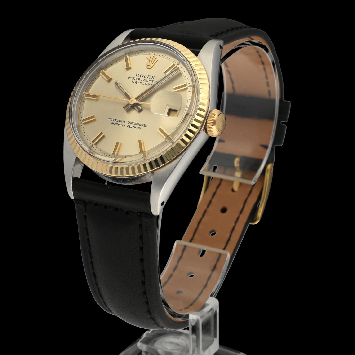 Rolex Datejust 1601 - 1968 - goud/staal - two/tone - Rolex horloge - Rolex kopen - Rolex heren horloge - Trophies Watches