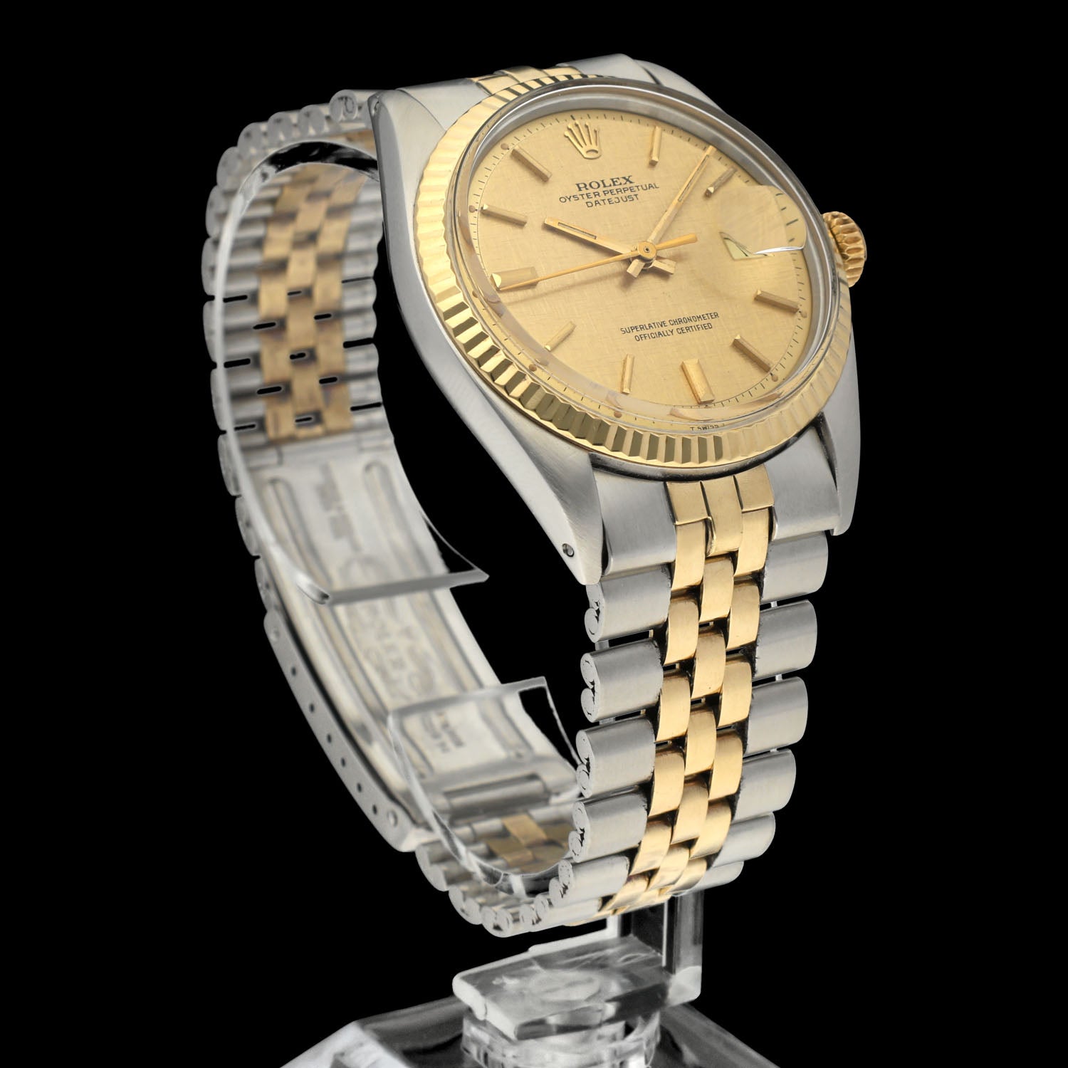 Rolex Datejust 1601 - 1972 - goud/staal - two/tone - Rolex horloge - Rolex kopen - Rolex heren horloge - Trophies Watches