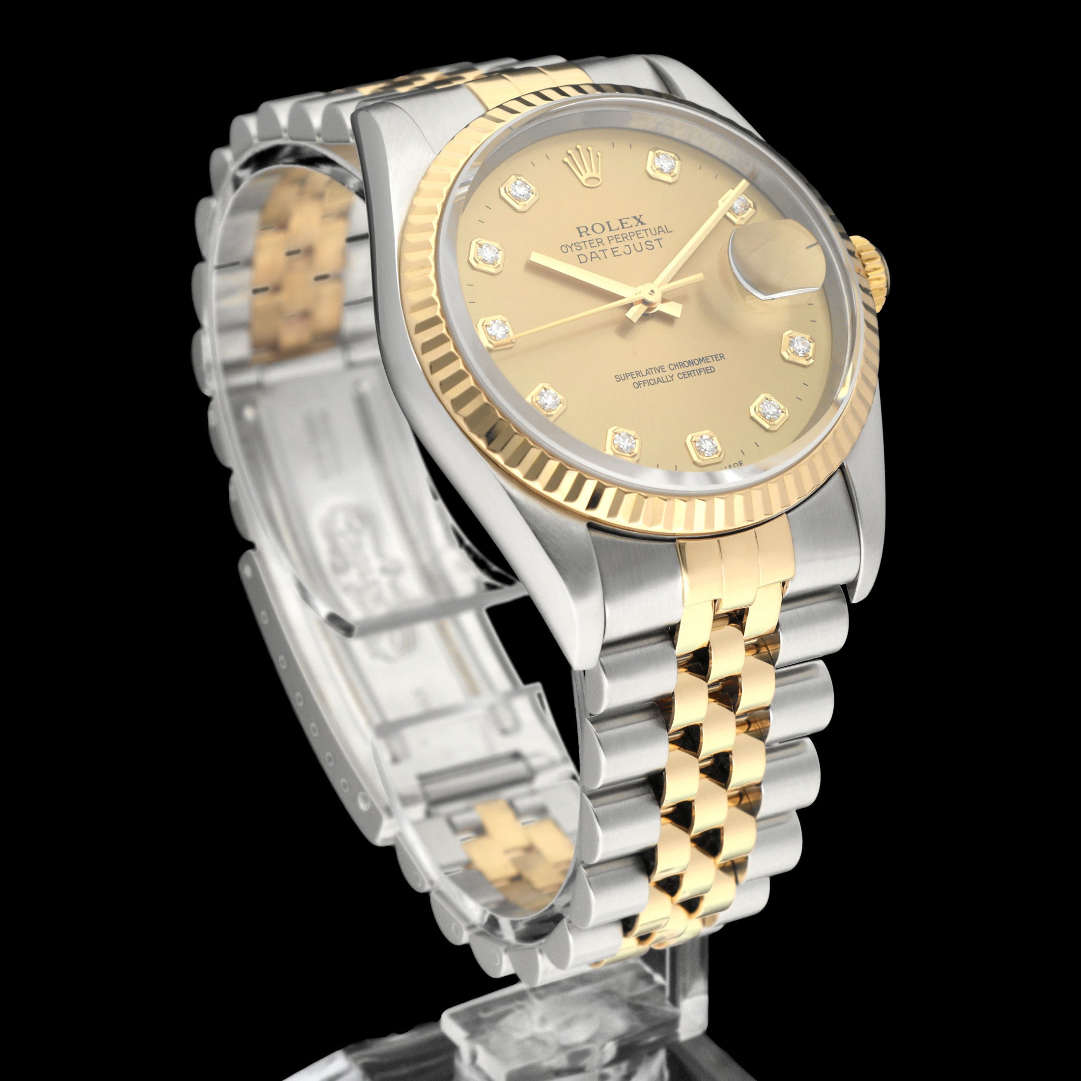 Rolex Datejust 16233G - 2002 - Rolex horloge - Rolex kopen - Rolex heren horloge - Trophies Watches
