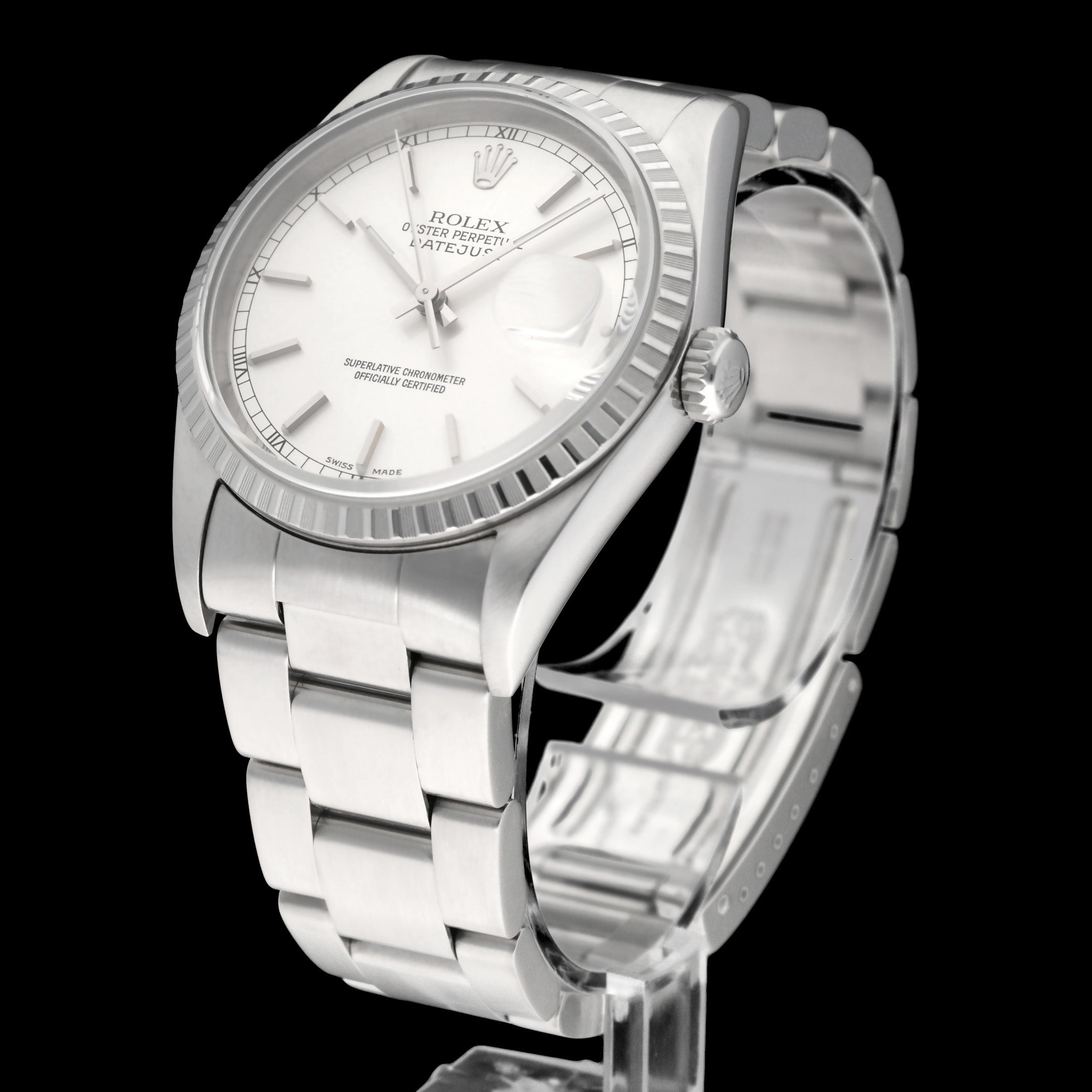 Rolex Datejust 16220 - 2006 - Rolex horloge - Rolex kopen - Rolex heren horloge - Trophies Watches