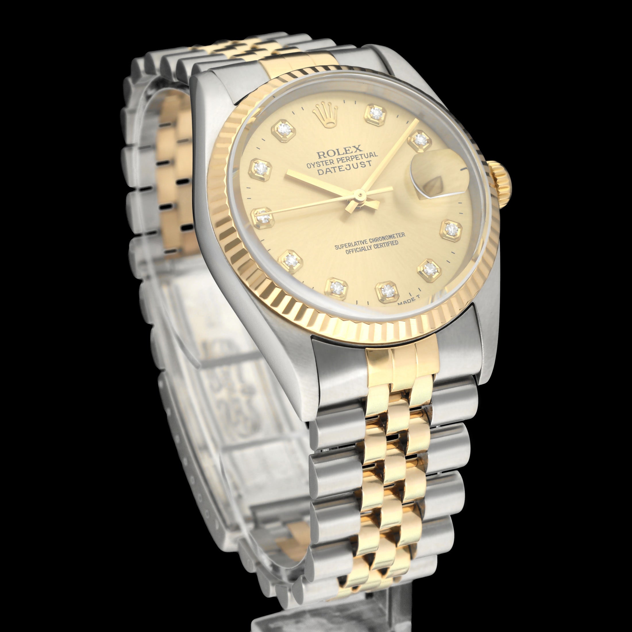 Rolex Datejust 16233G - 1995 - Rolex horloge - Rolex kopen - Rolex heren horloge - Trophies Watches